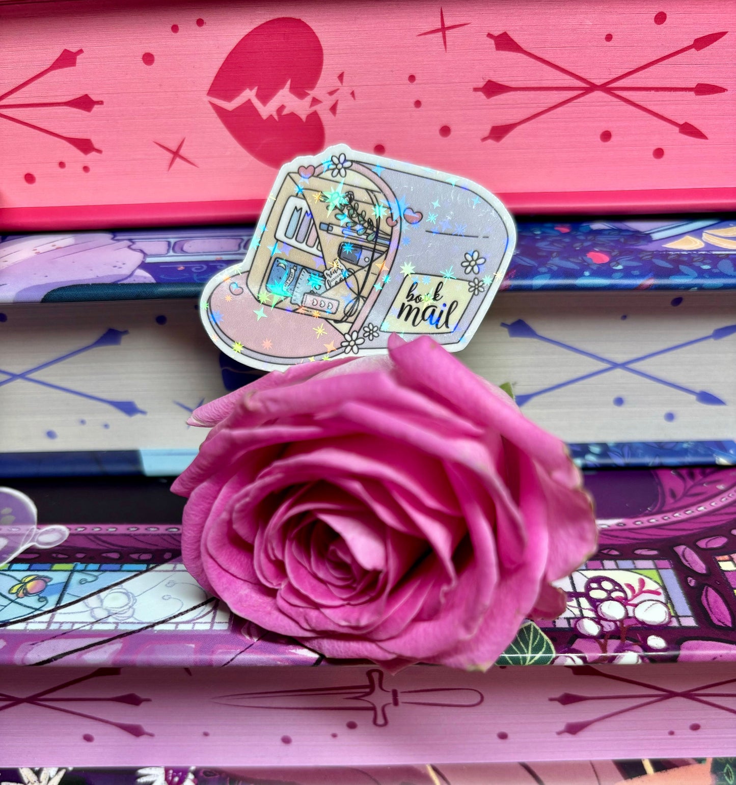 Mini Book Mail Mailbox Sticker