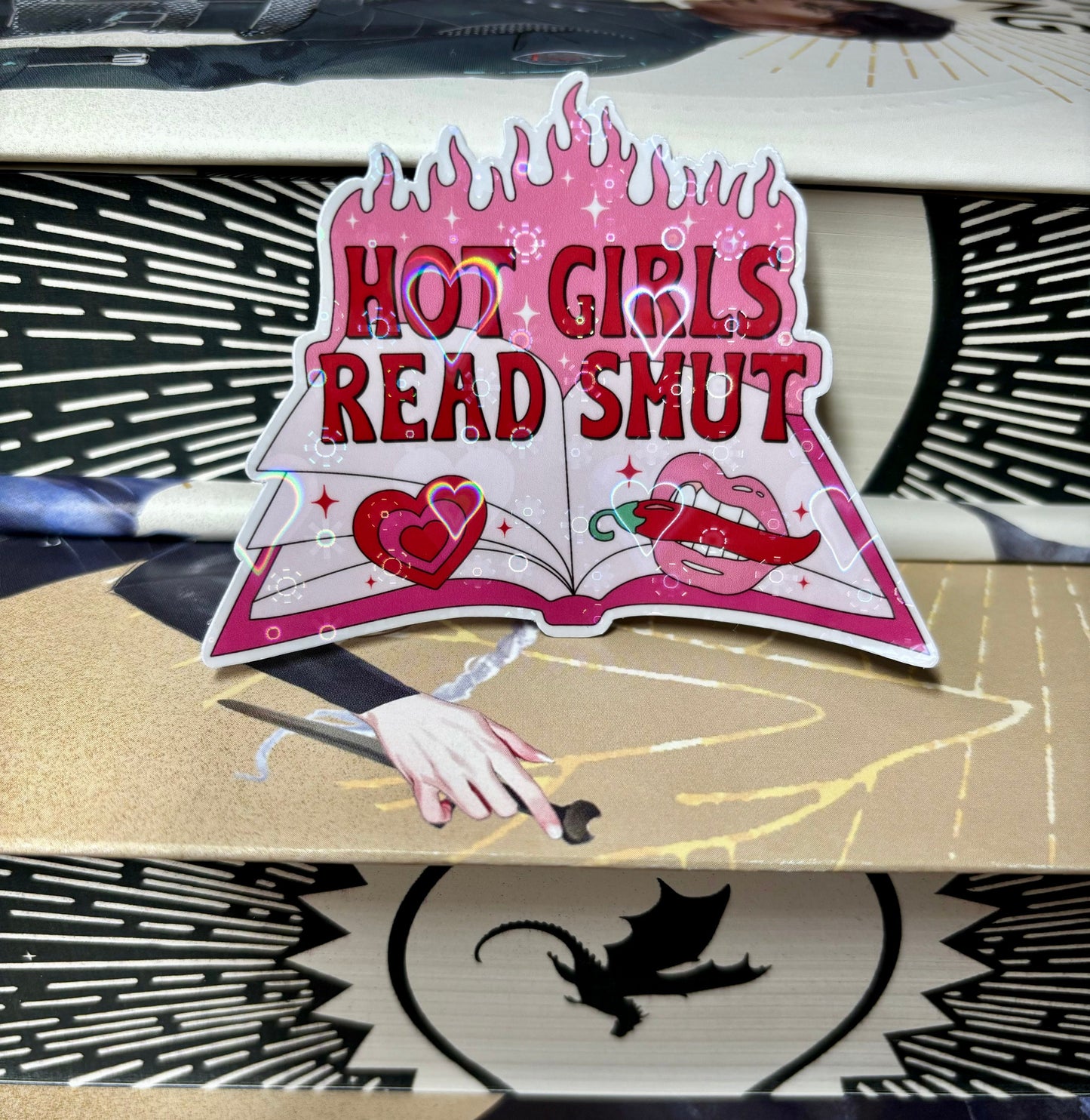 Hot Girls Read Smut Sticker