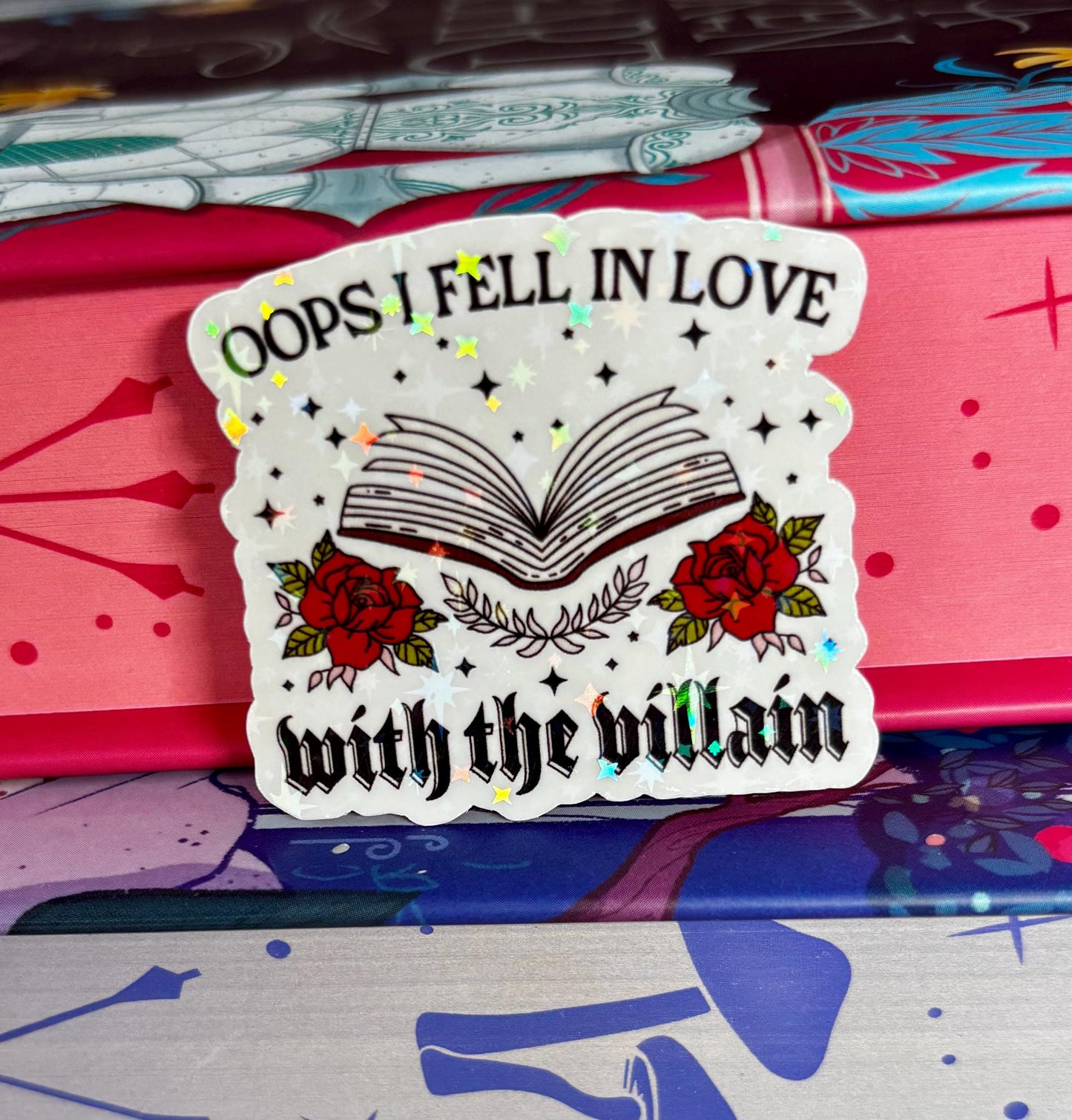 Mini Oops I Fell In Love With The Villain Sticker