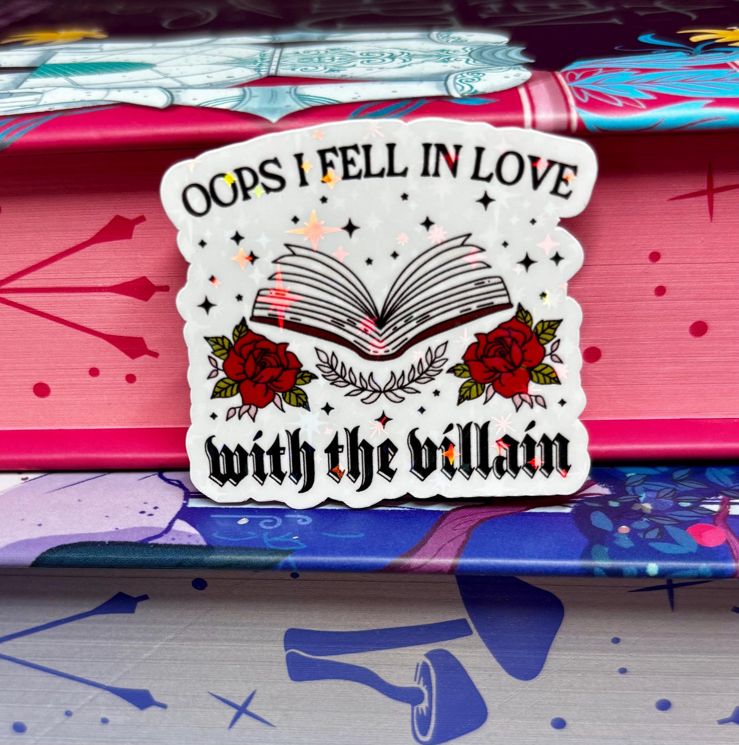 Mini Oops I Fell In Love With The Villain Sticker