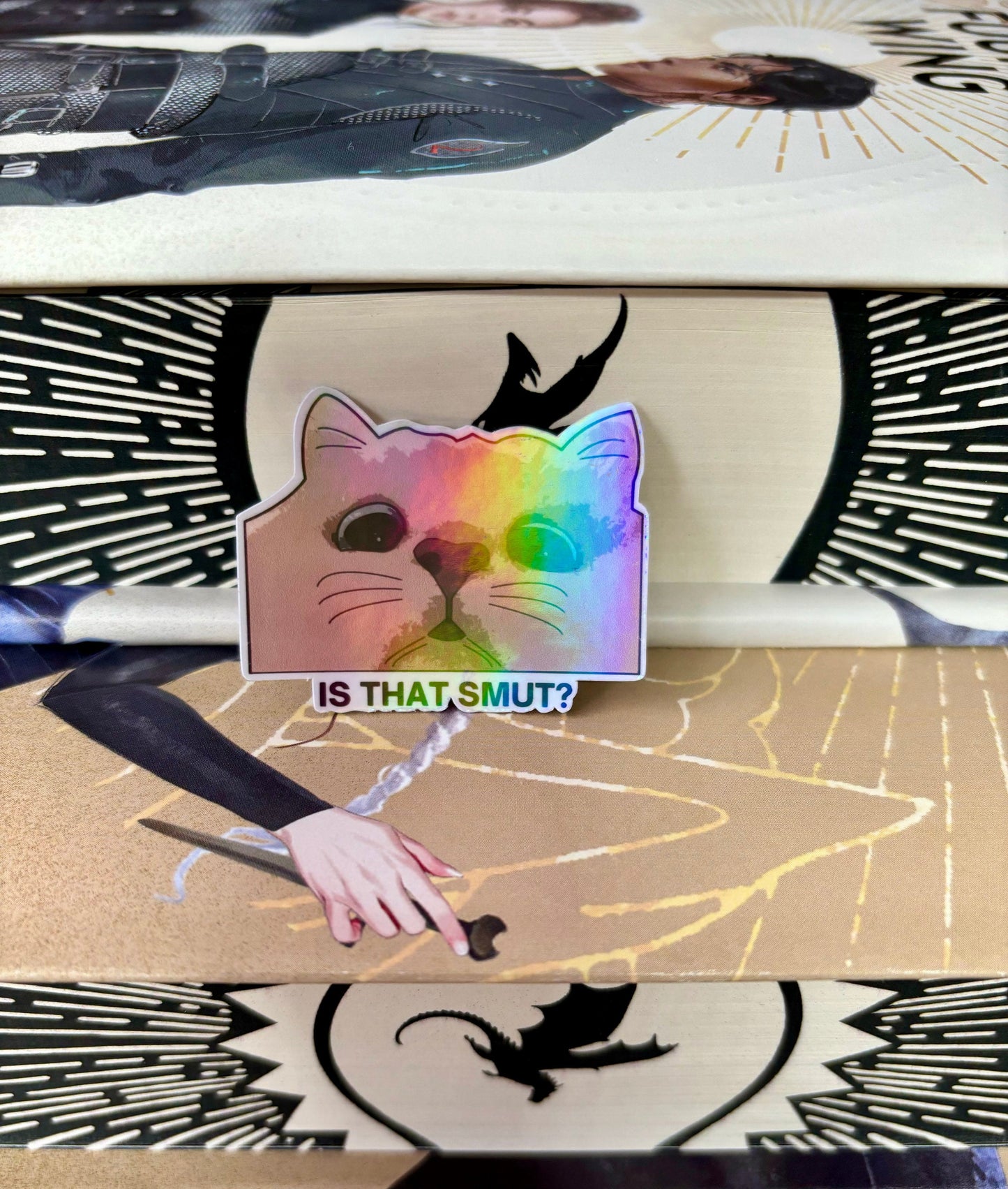 Mini Is That Smut Meme Cat Sticker