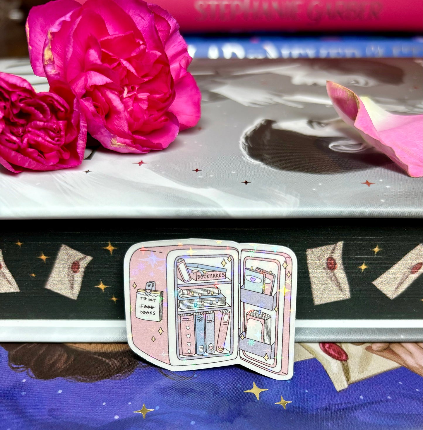 Mini Cute Bookish Fridge Sticker