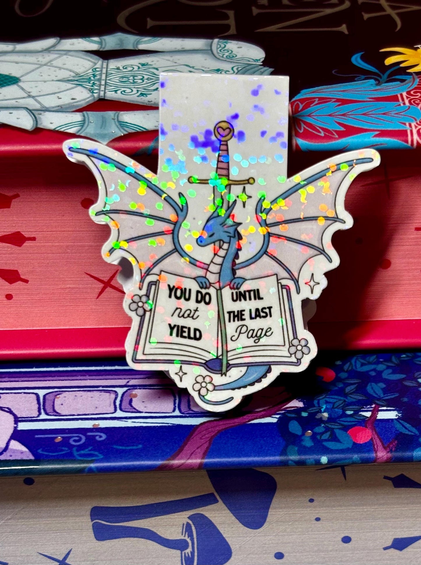 Mini You Do Not Yield Until The Last Page Magnetic Bookmark