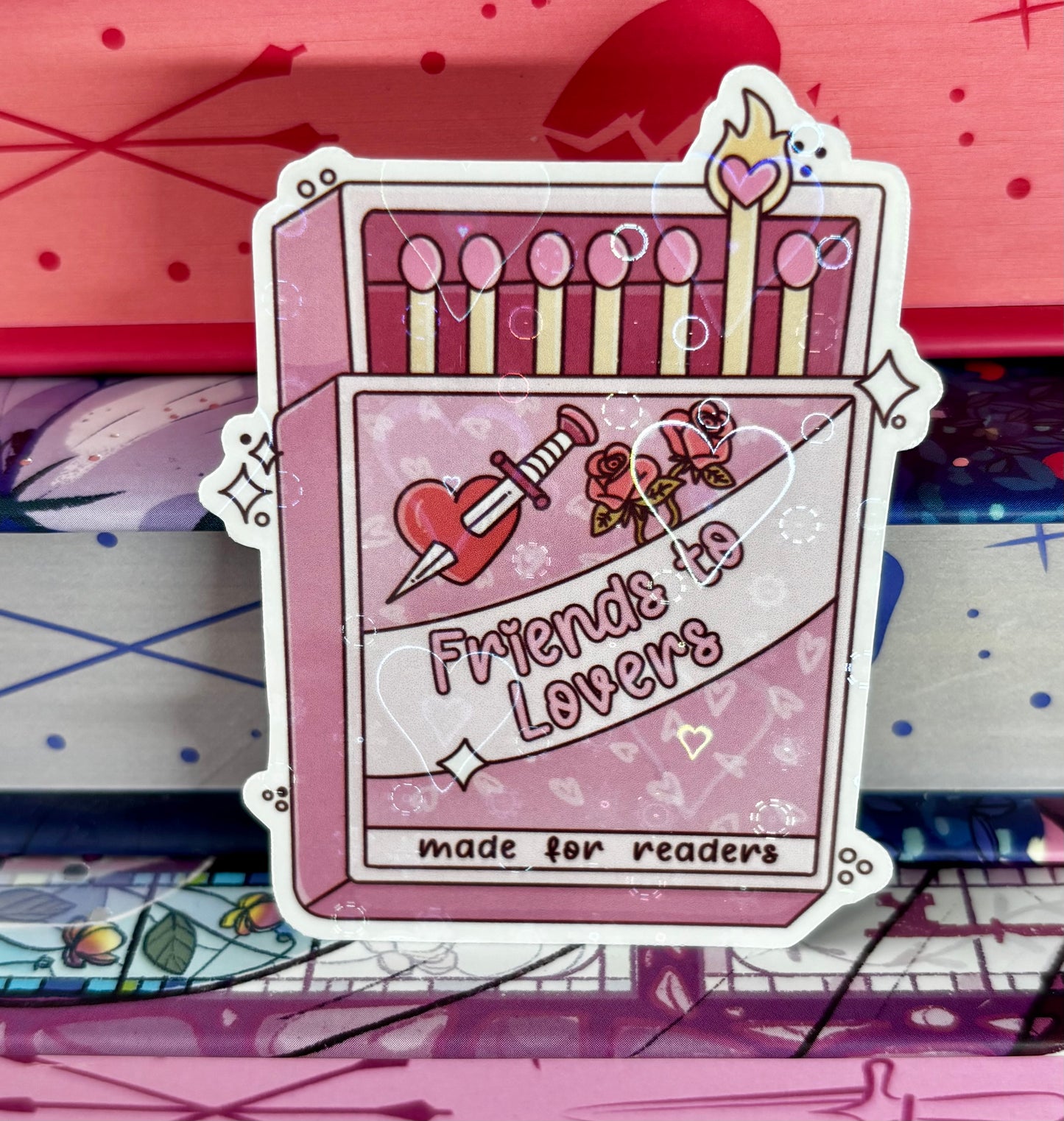 Friends To Lovers Matches Romance Tropes Sticker