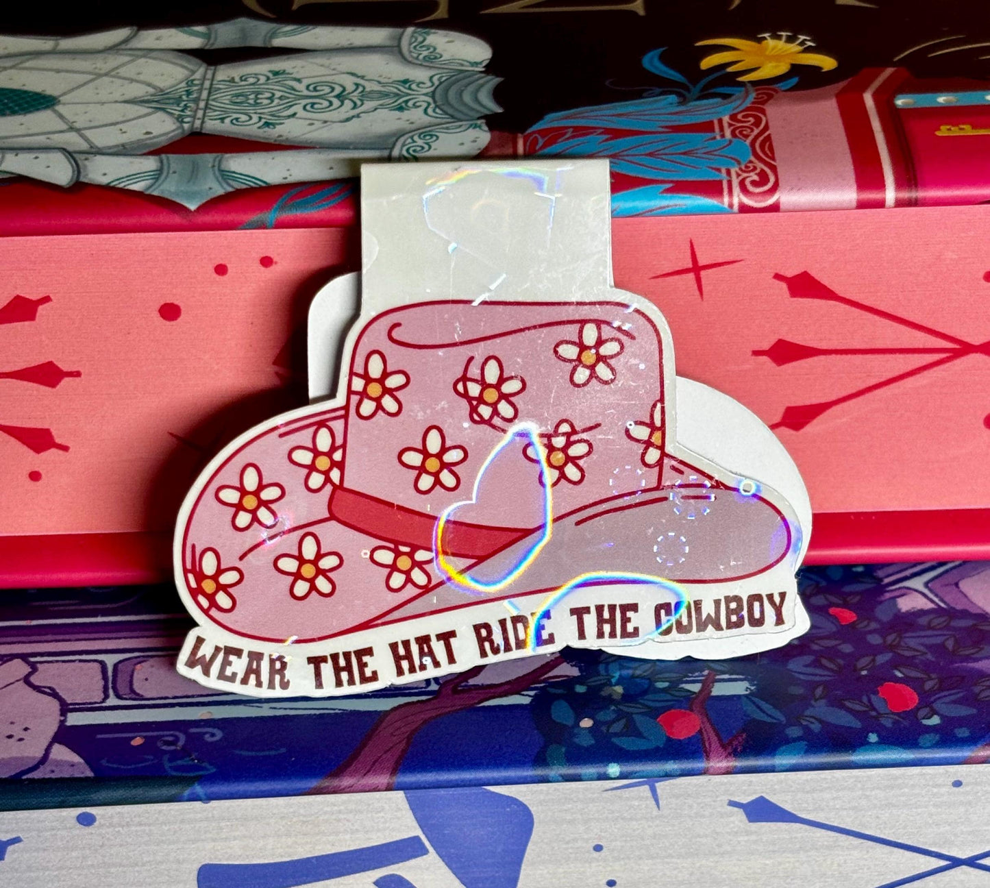 Mini Wear The Hat Ride The Cowboy Magnetic Bookmark