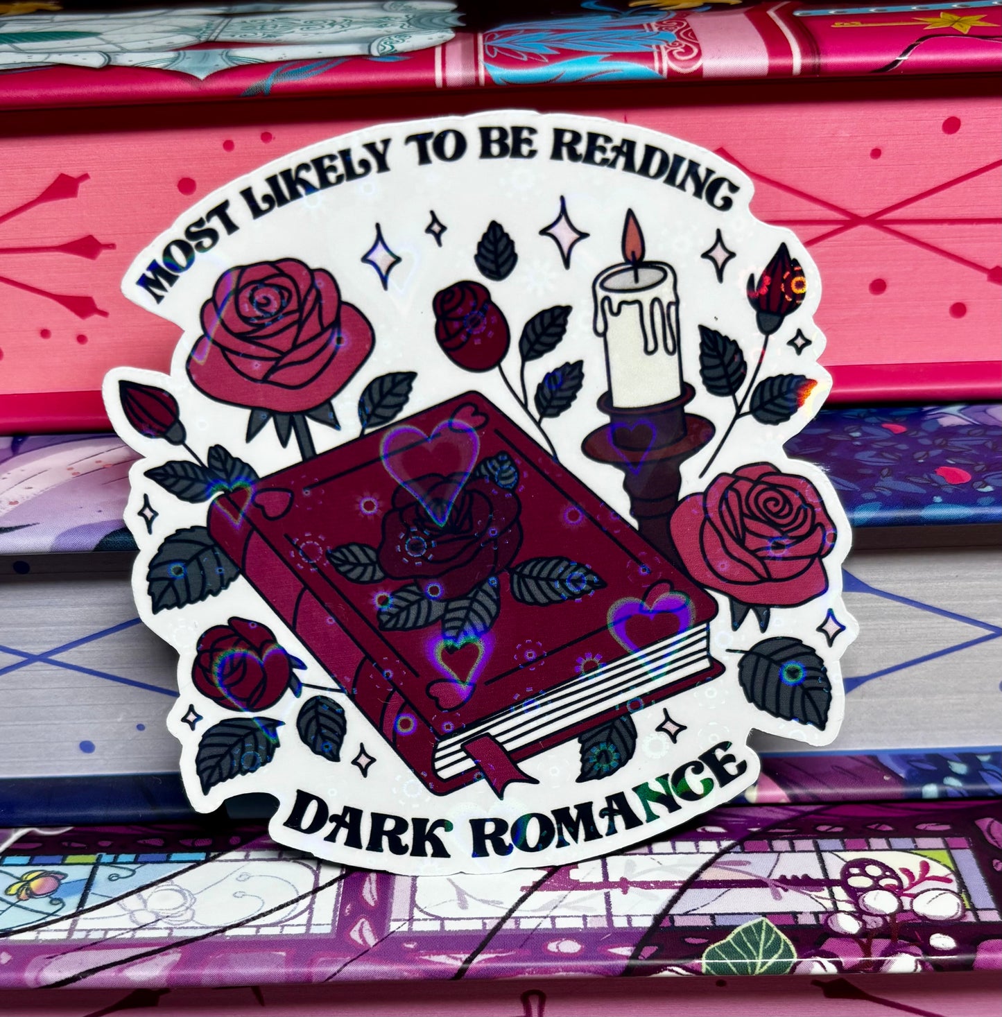 Most Likely To Be Reading Dark Romance Sticker