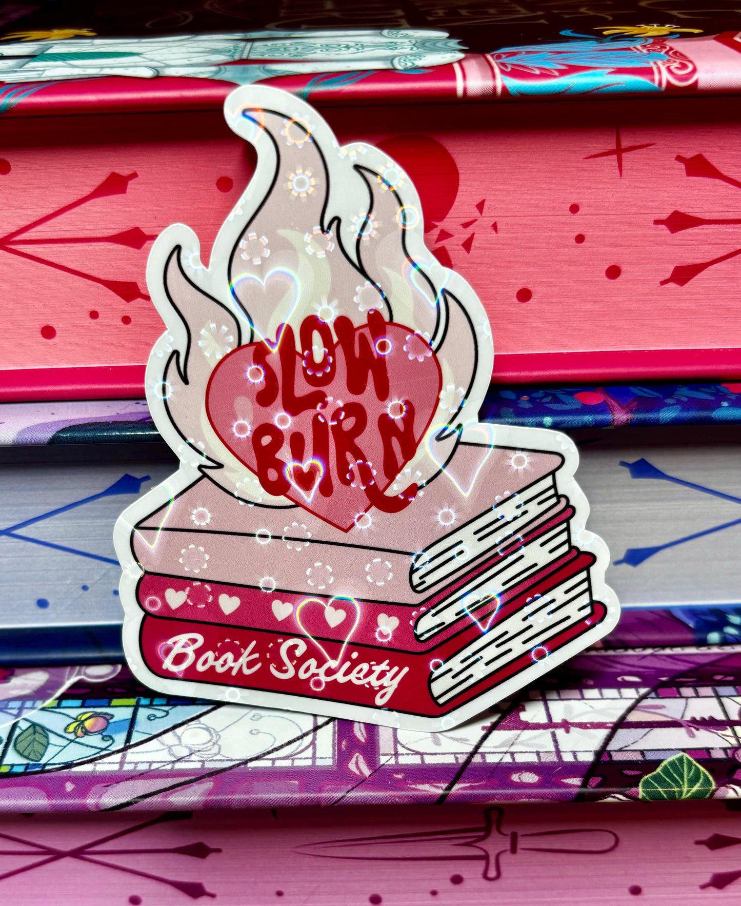 Slow Burn Book Society Sticker