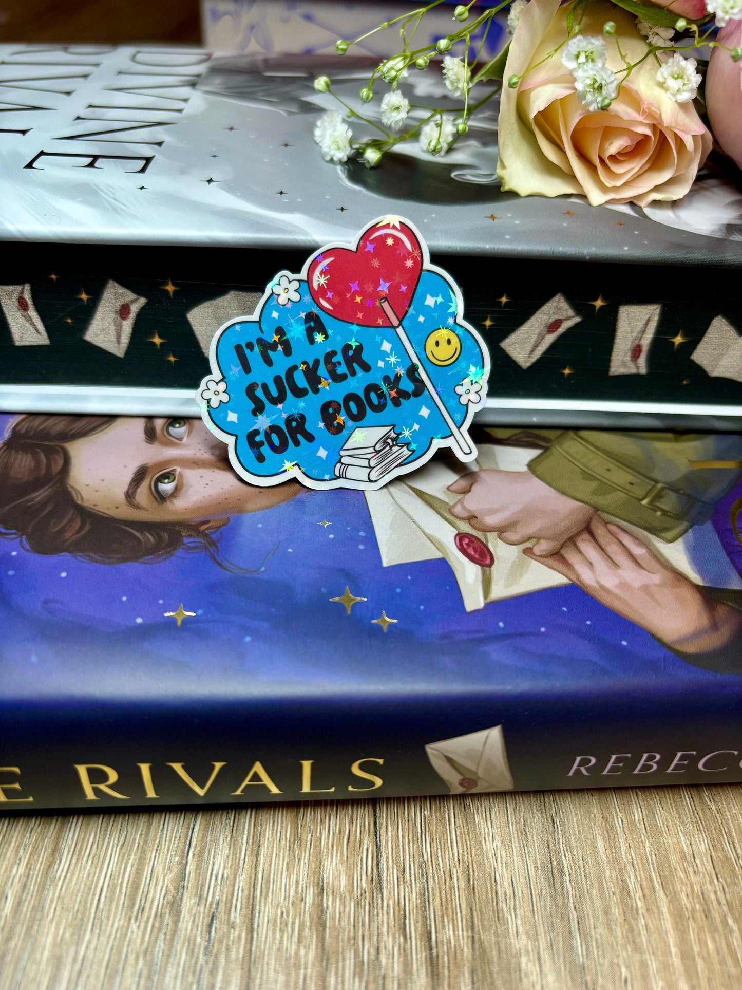Mini Im A Sucker For Books Sticker