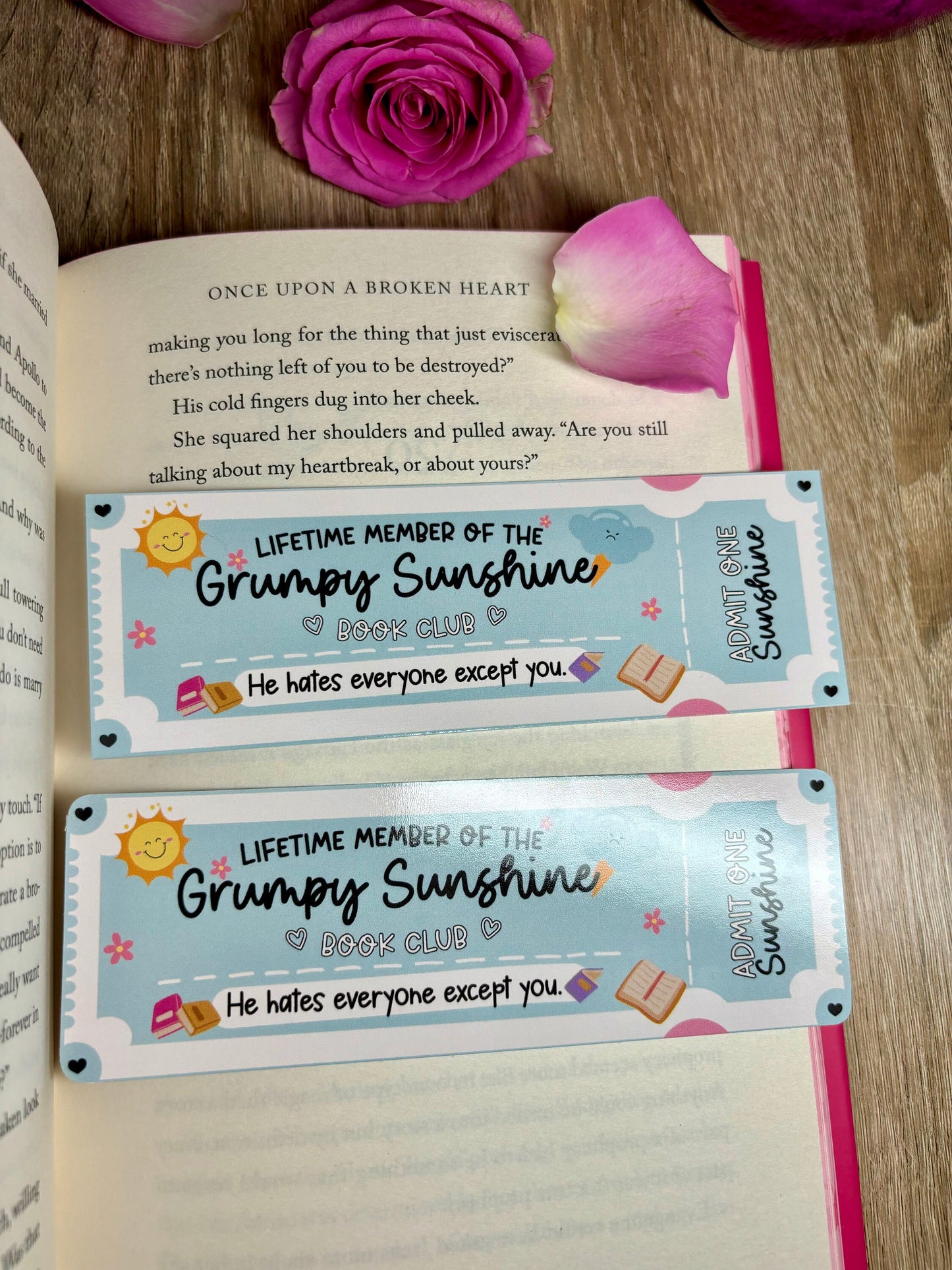 Lifetime Member Of The Grumpy Sunshine Book Club Bookmark