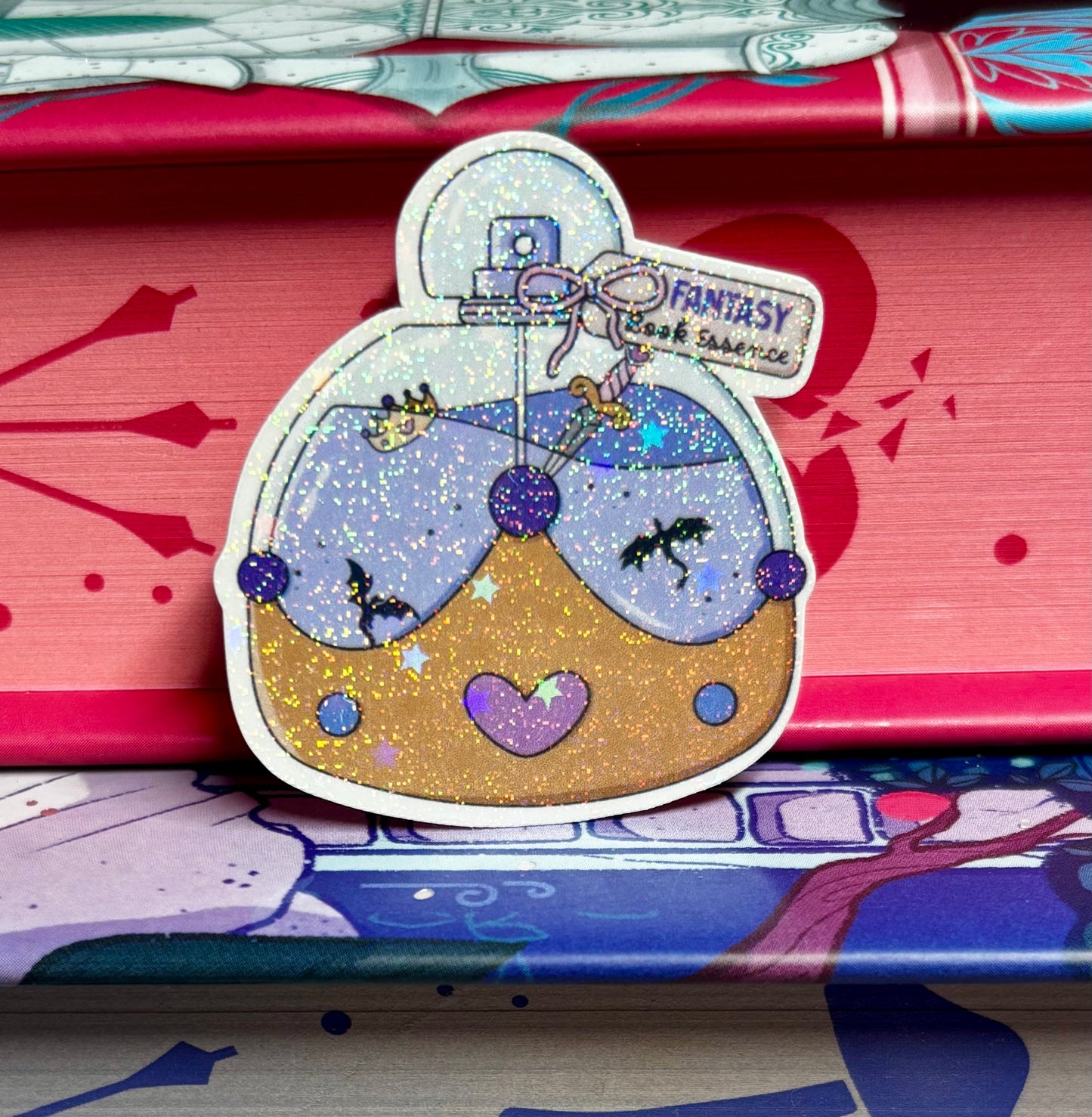 Mini Fantasy Book Essence Potion Sticker