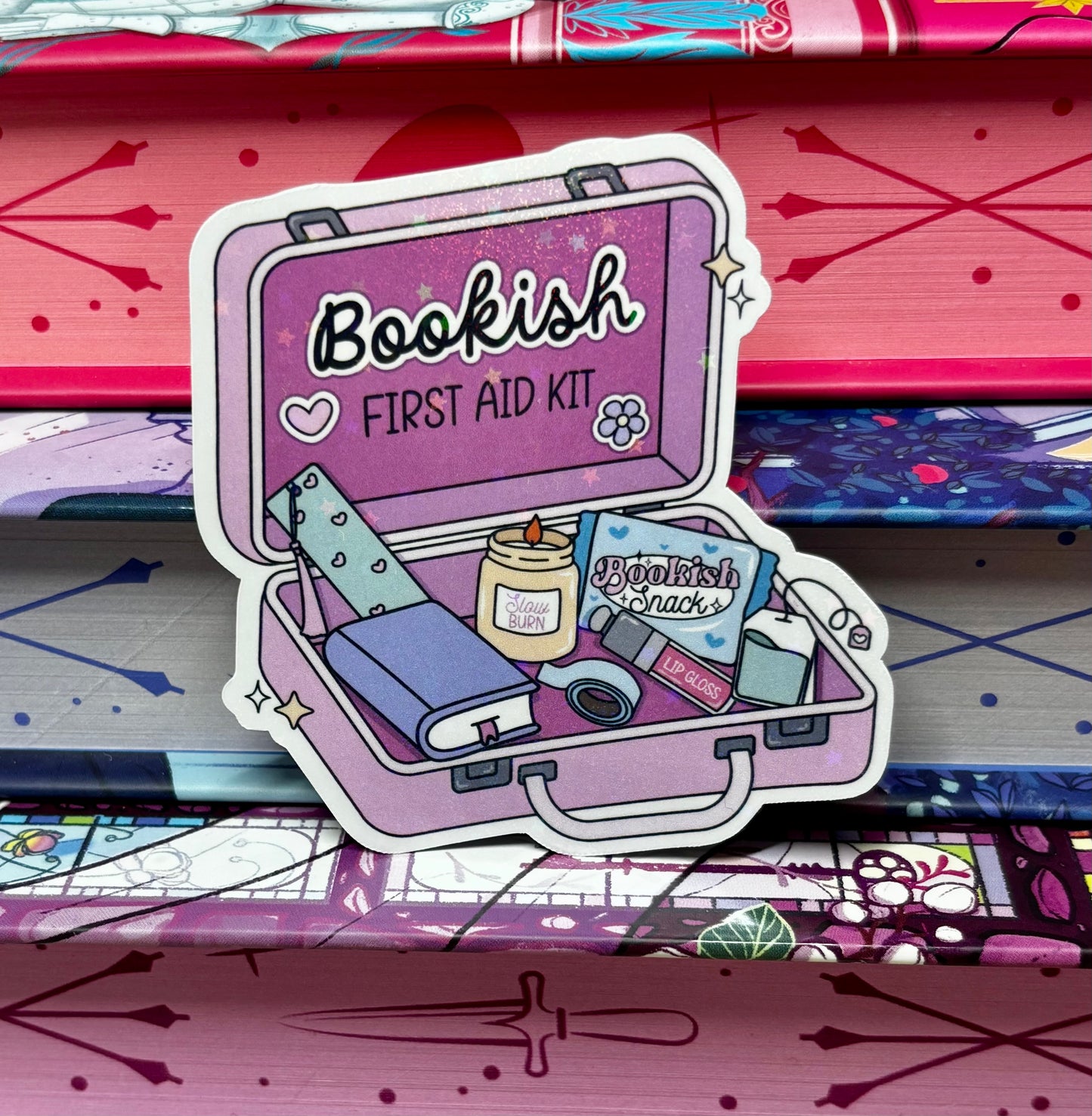 Bookish First Aid Kit Sticker