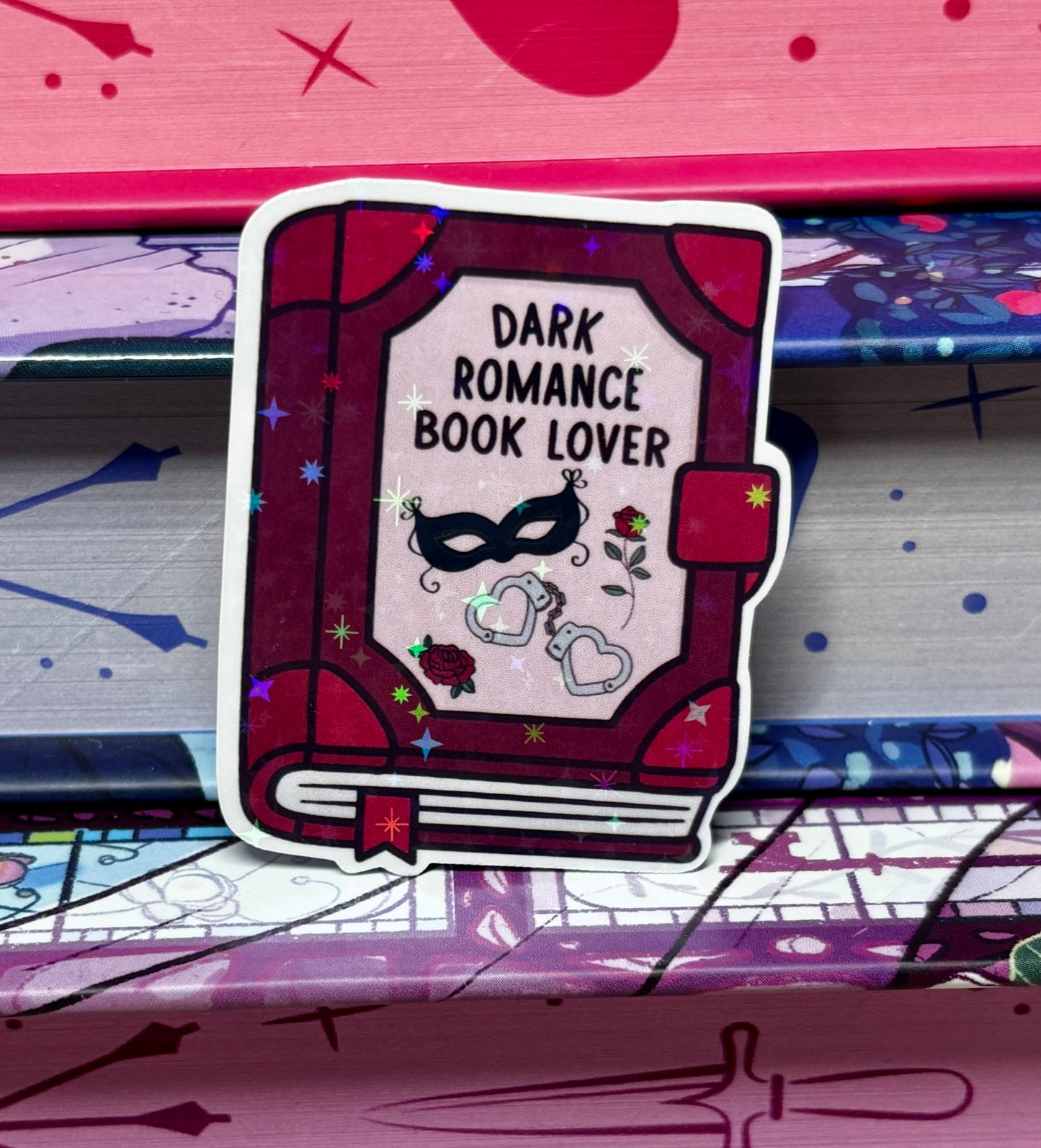 Mini Dark Romance Book Lover Sticker