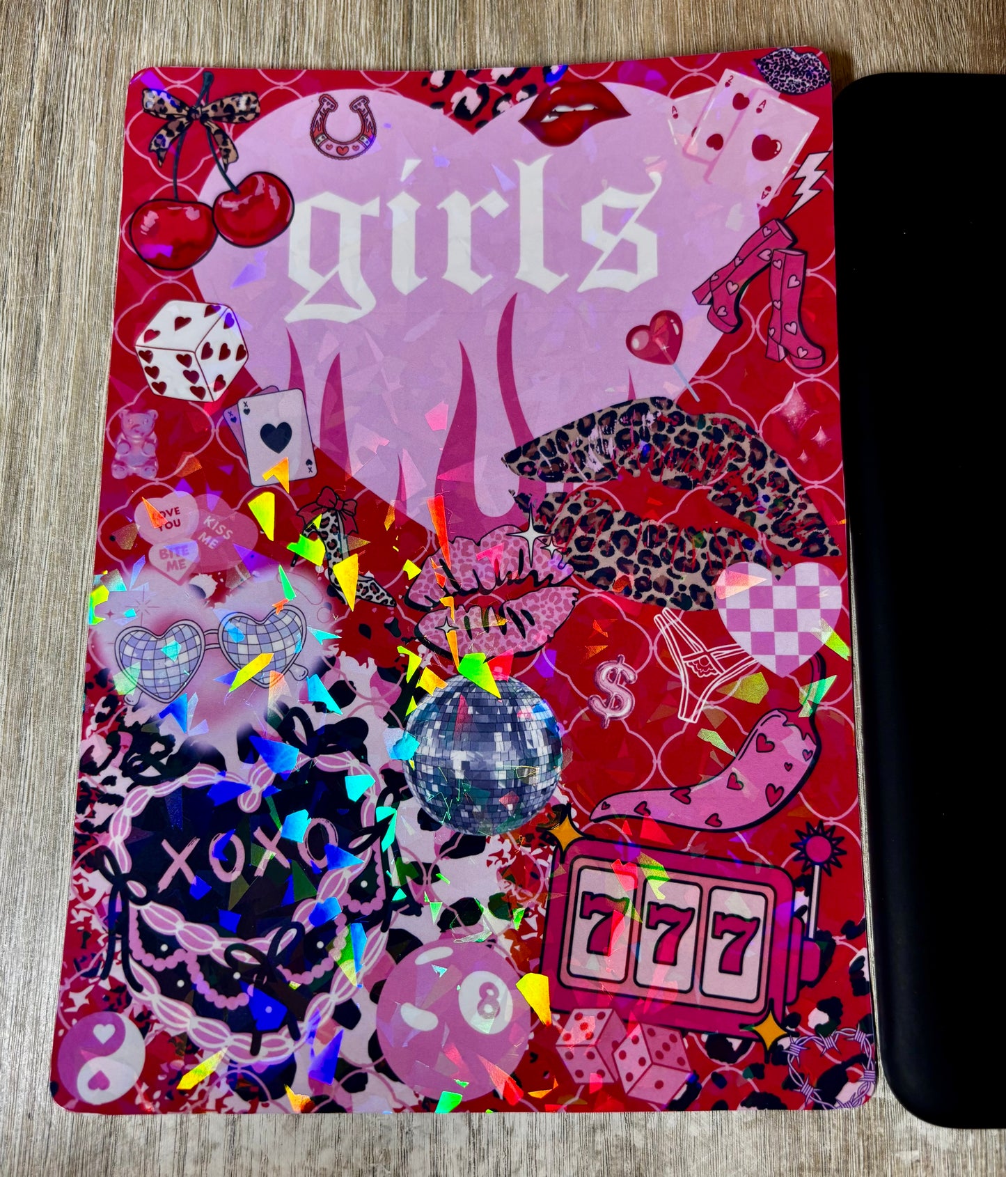 Y2K Messy Lucky Girl Kindle Insert