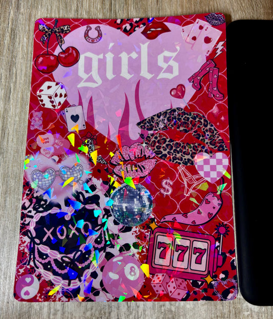 Y2K Messy Lucky Girl Kindle Insert