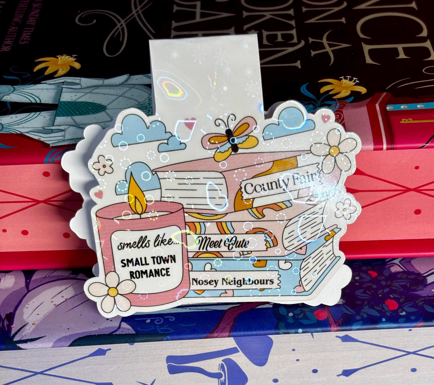 Smells Like Small Town Romance Magnetic Bookmark