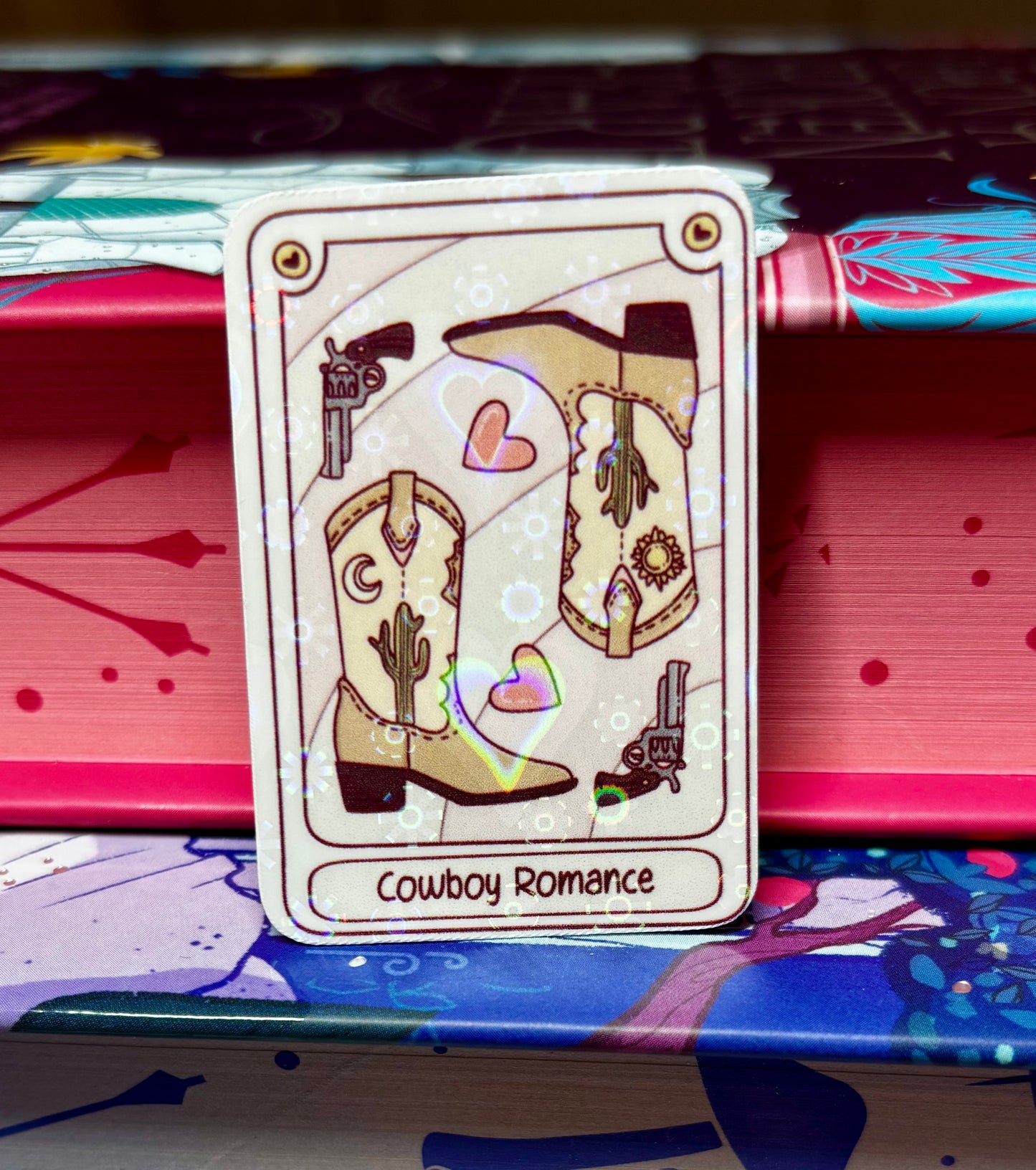 Mini Cowboy Romance Sticker