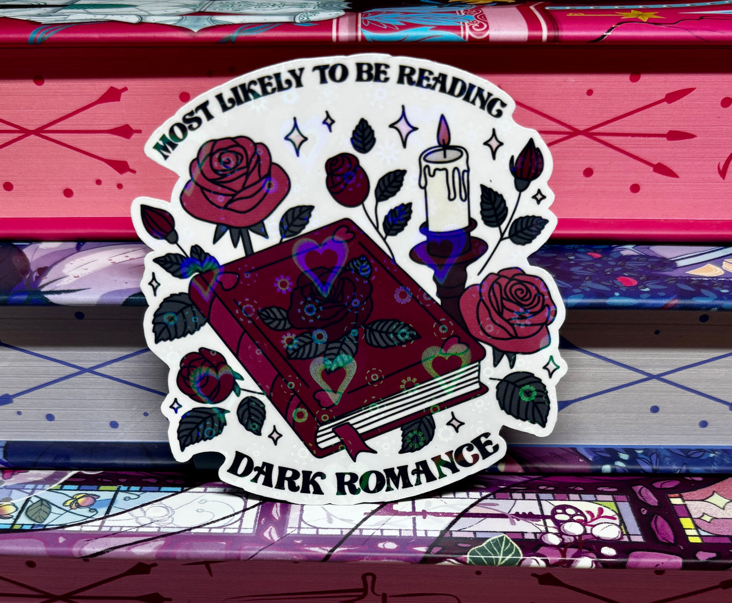Most Likely To Be Reading Dark Romance Sticker