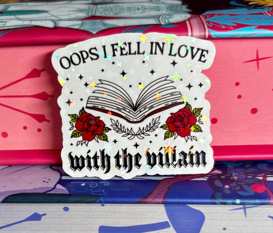 Mini Oops I Fell In Love With The Villain Sticker