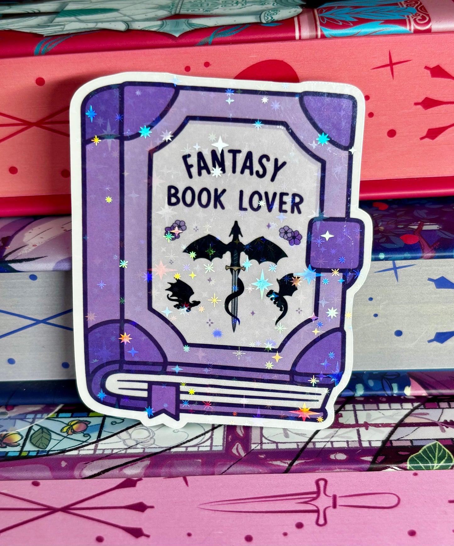 Fantasy Book Lover Sticker