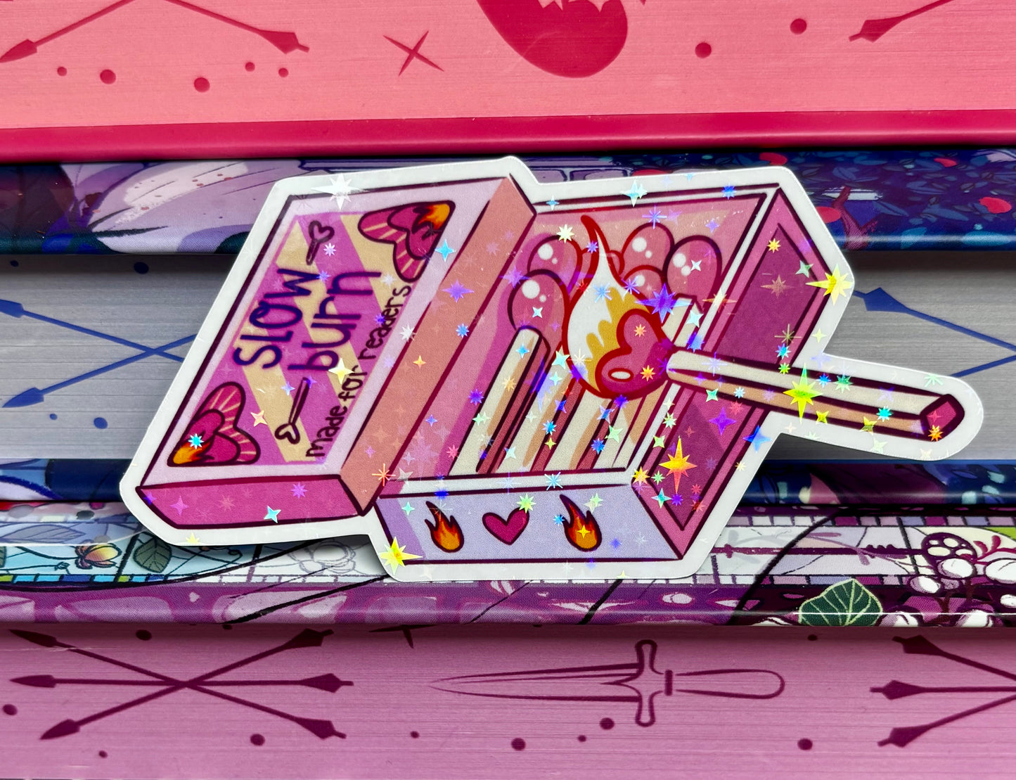Cute Slow Burn Matches Sticker