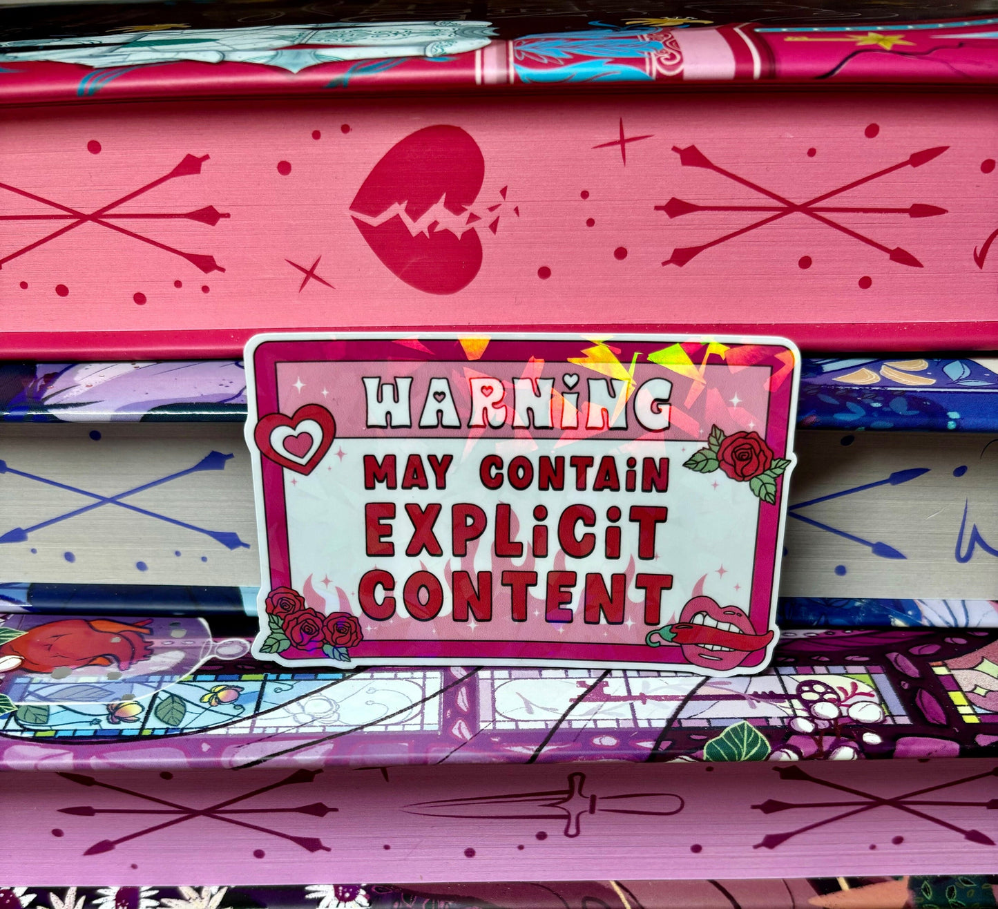 Warning May Contain Explicit Content Sticker