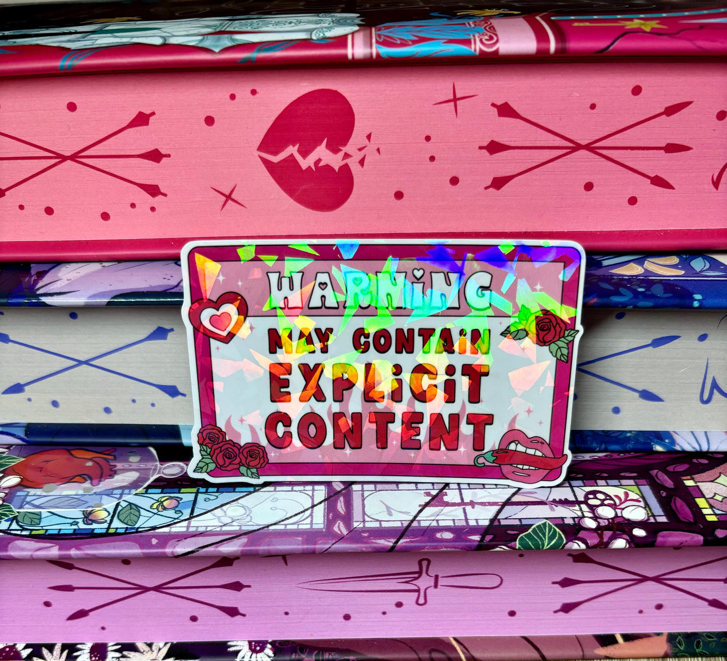 Warning May Contain Explicit Content Sticker