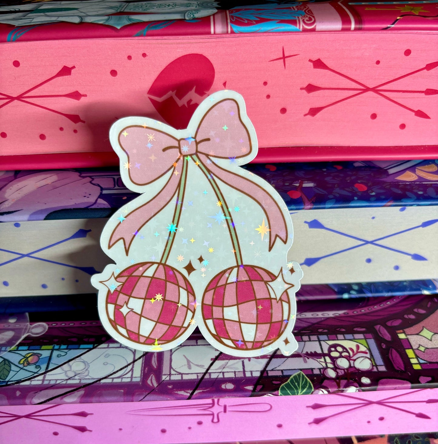 Coquette Disco Cherry Sticker