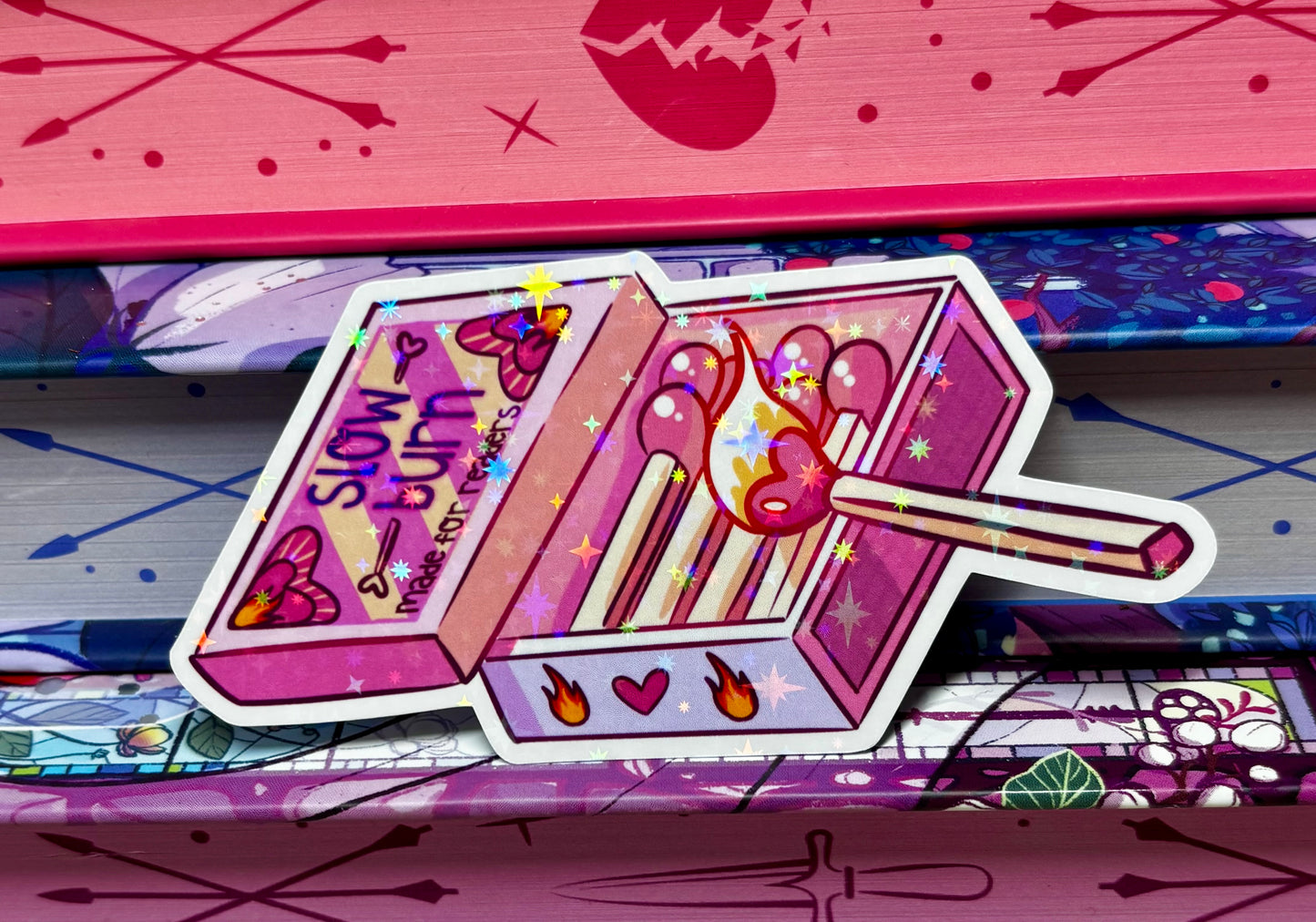 Cute Slow Burn Matches Sticker