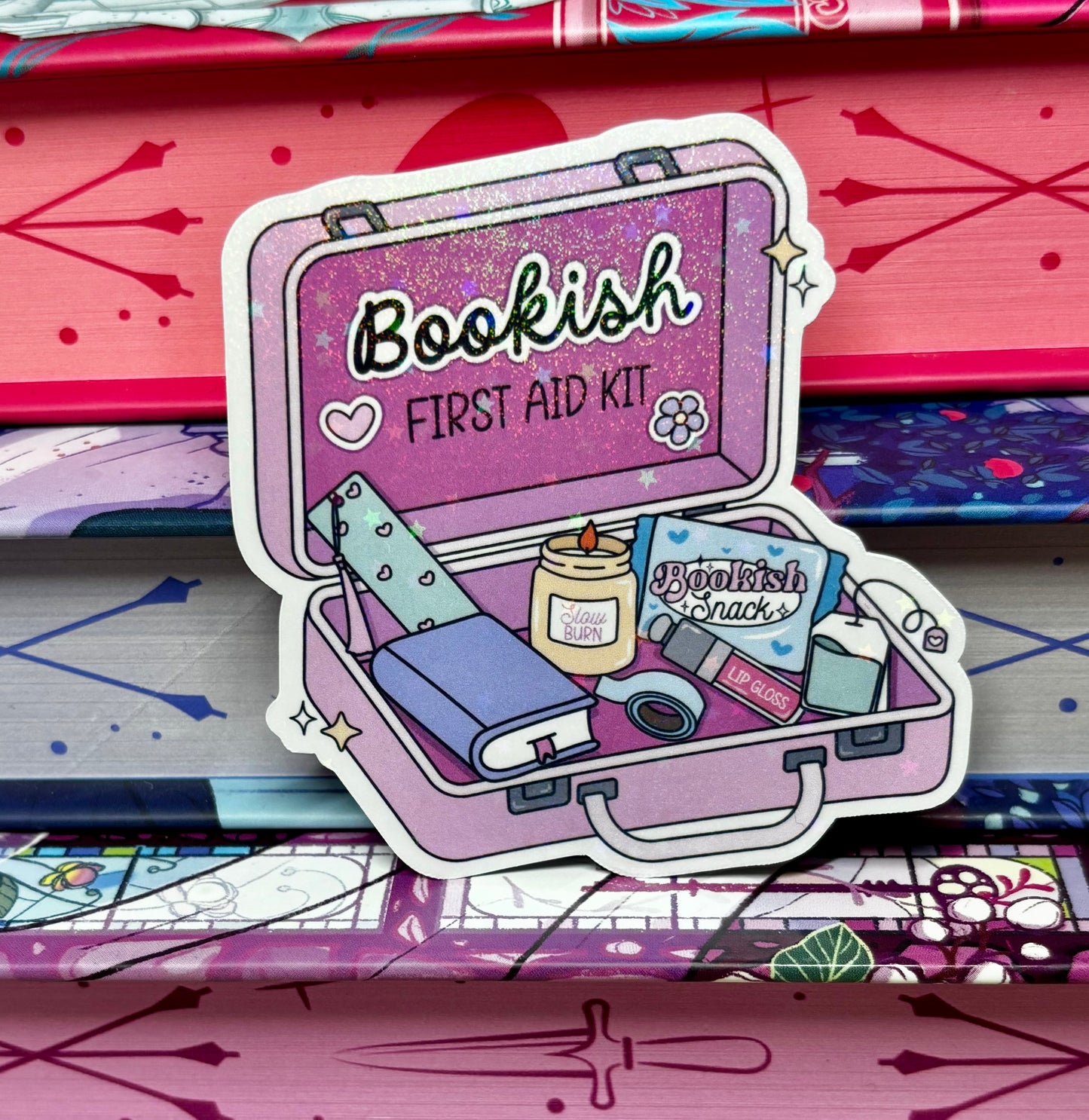 Bookish First Aid Kit Sticker