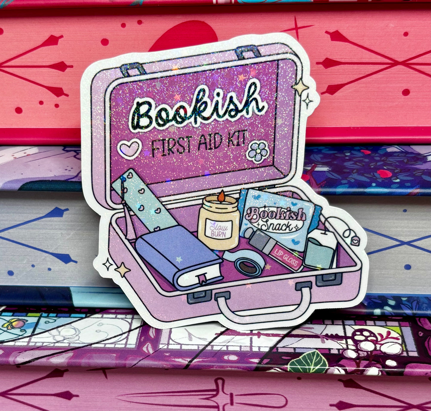 Bookish First Aid Kit Sticker