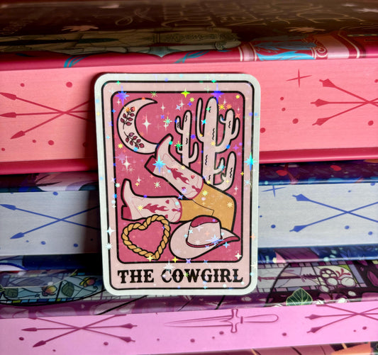 The Cowgirl Tarot Card Sticker
