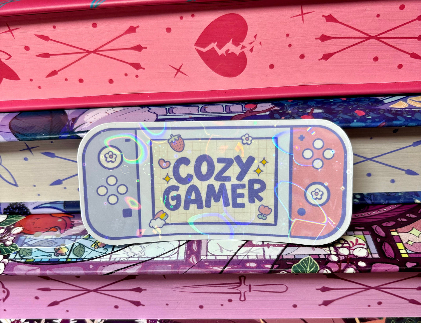 Cozy Gamer Game Console Sticker