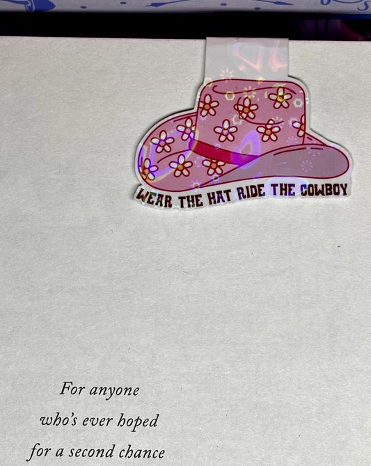 Mini Wear The Hat Ride The Cowboy Magnetic Bookmark
