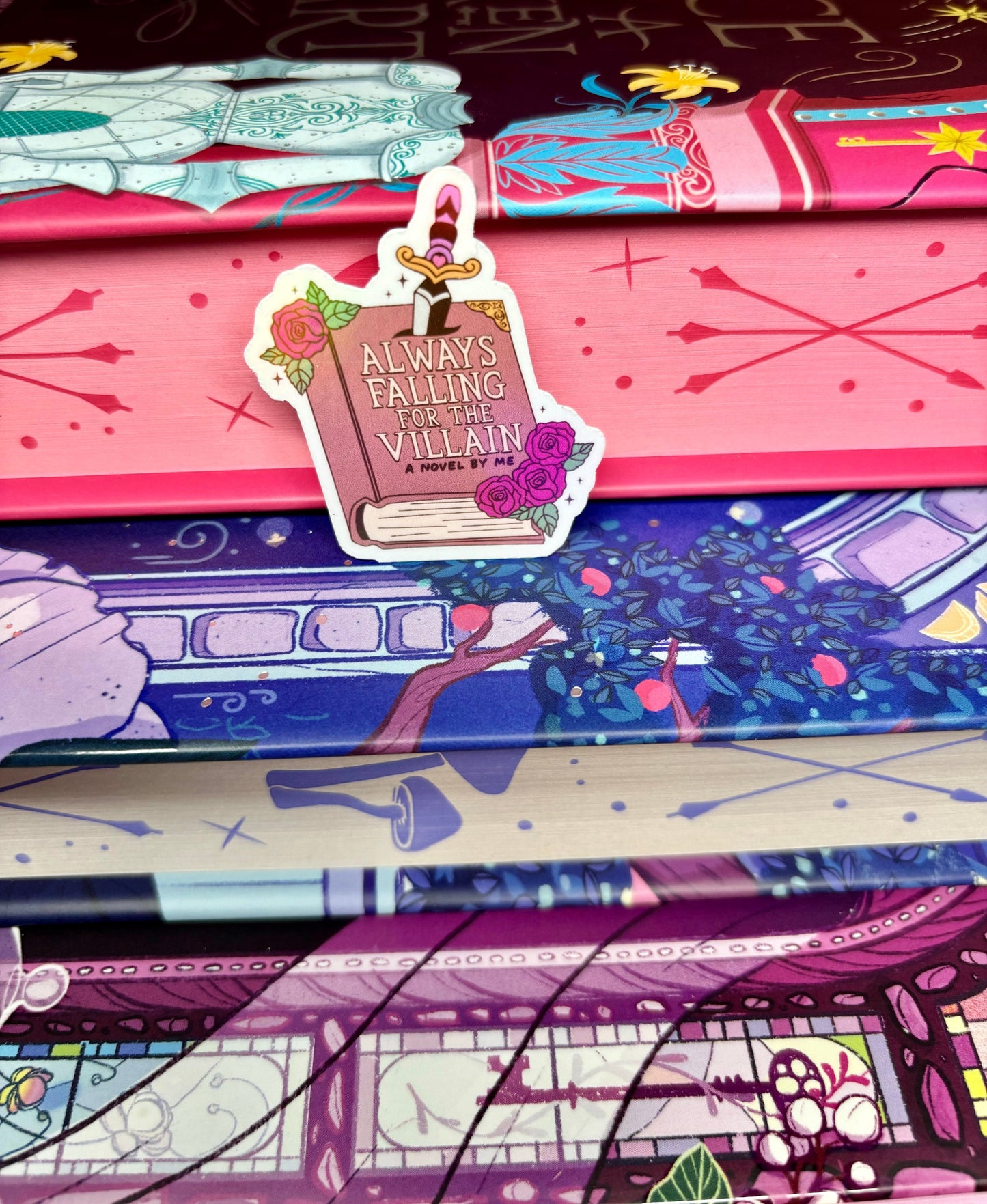 Mini Always Falling For The Villain Sticker