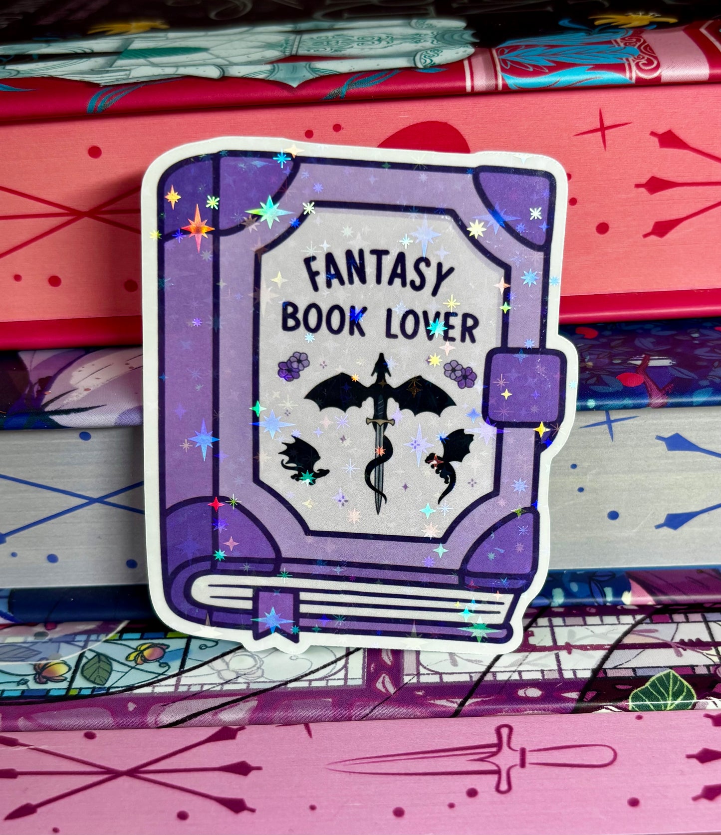Fantasy Book Lover Sticker