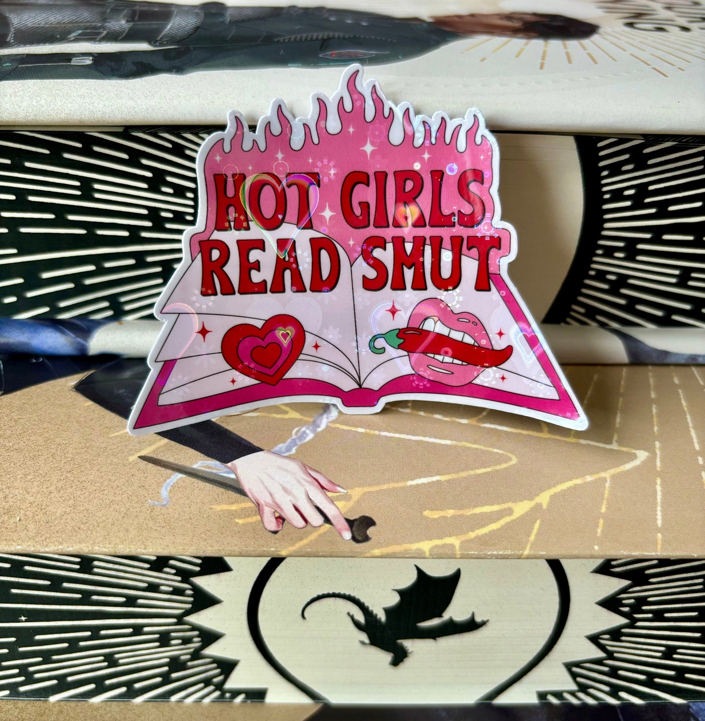 Hot Girls Read Smut Sticker