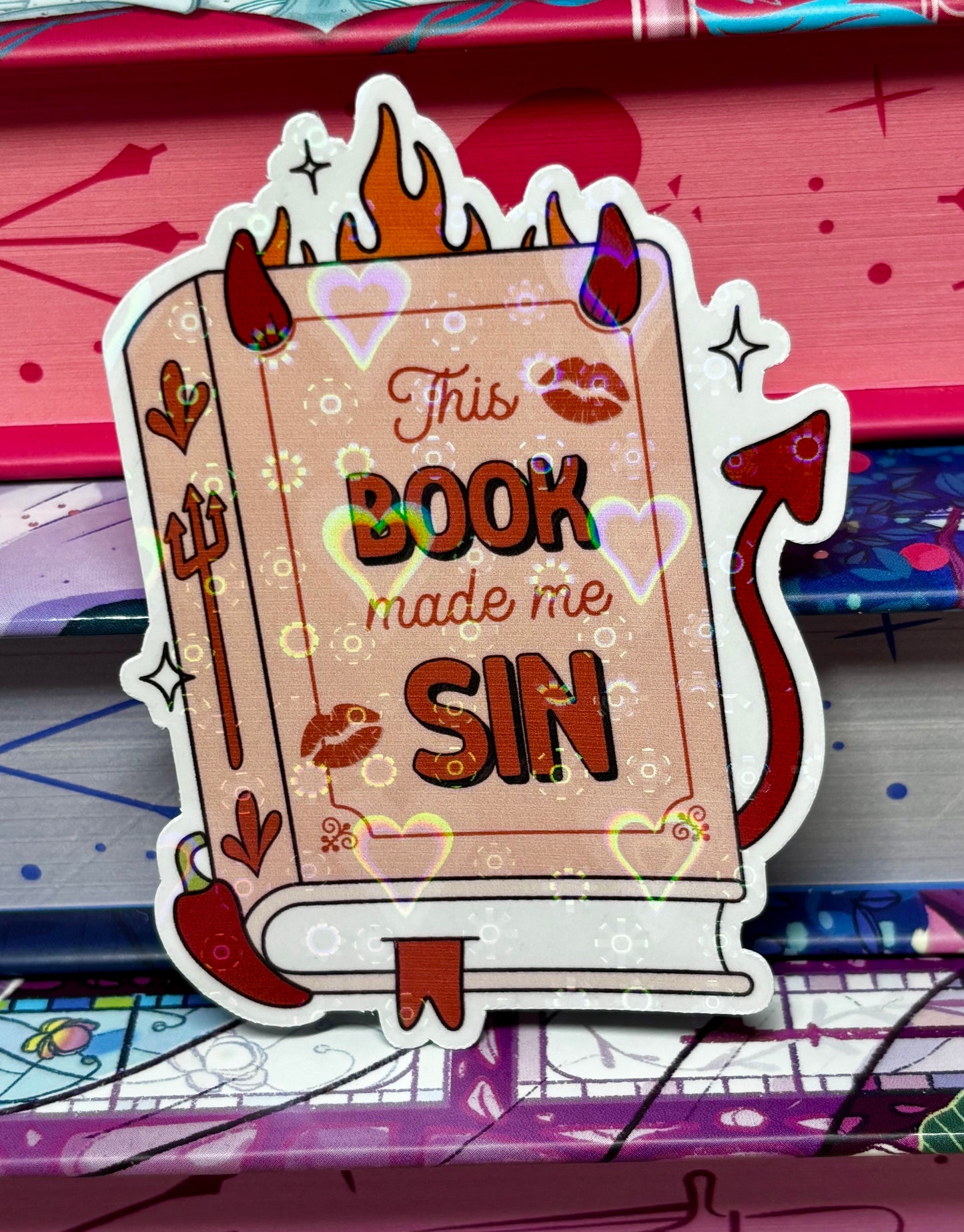 This Book Made Me Sin Sticker