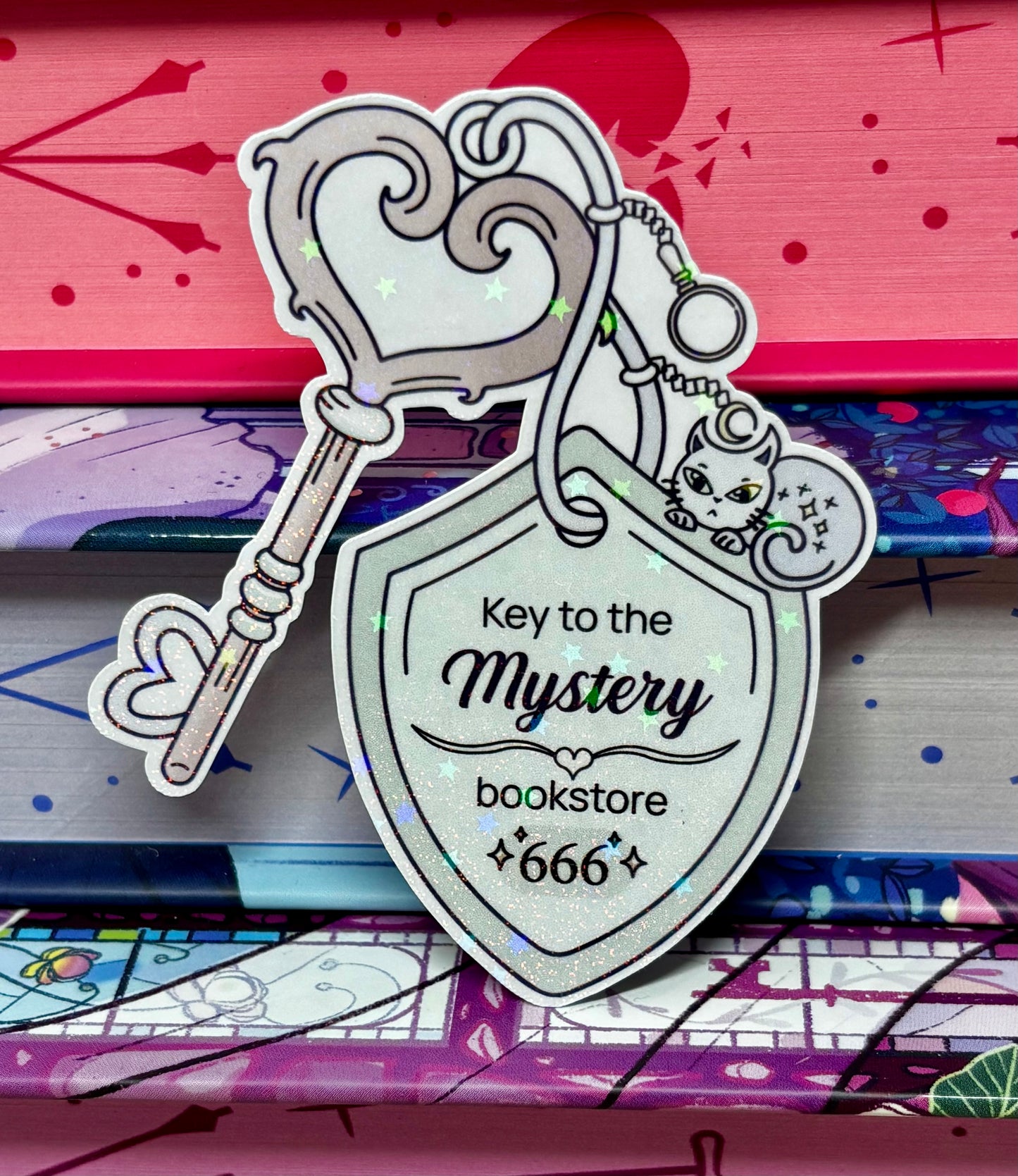 Key To The Mystery Bookstore Sticker