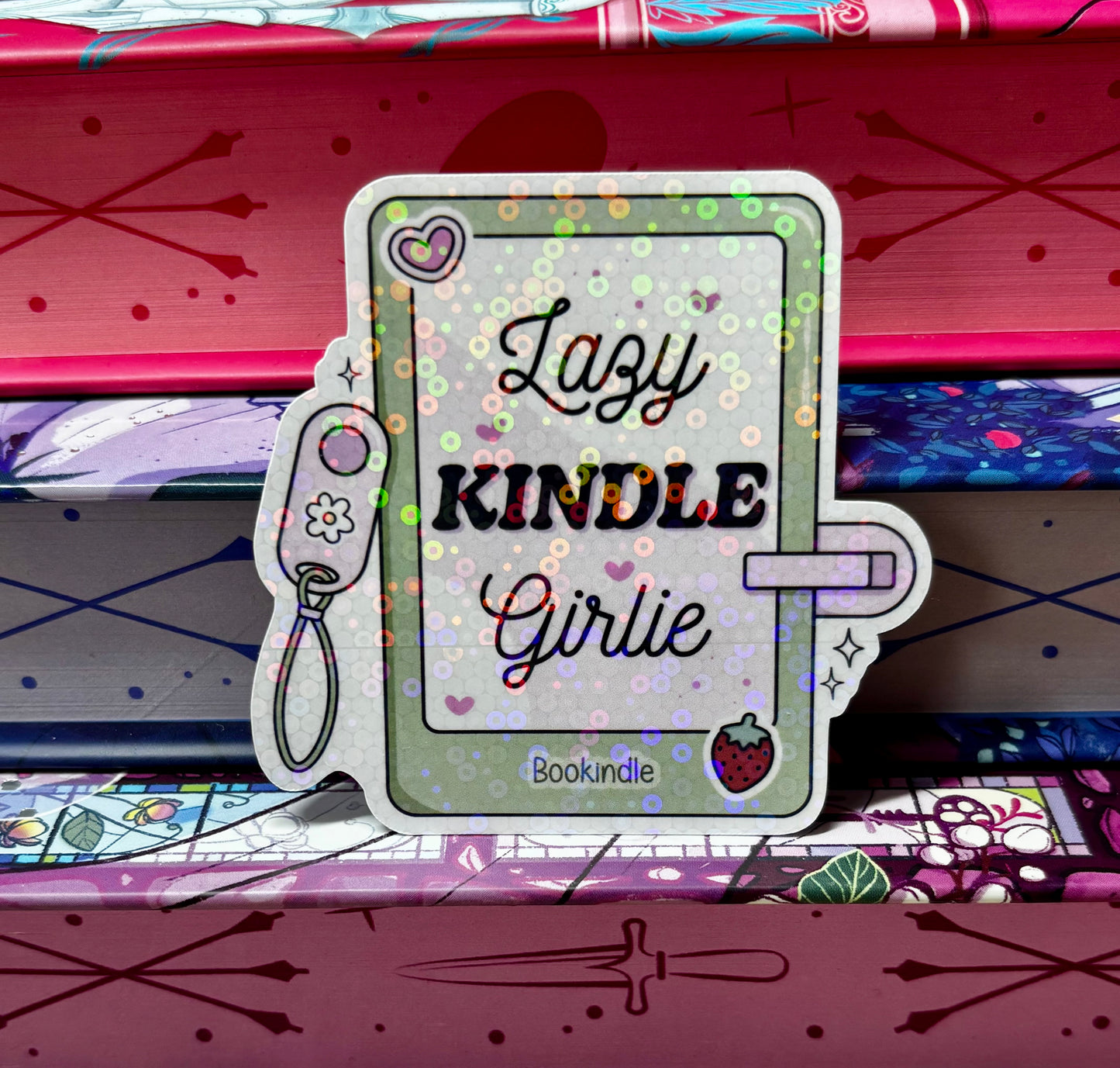 Lazy Kindle Girlie Sticker