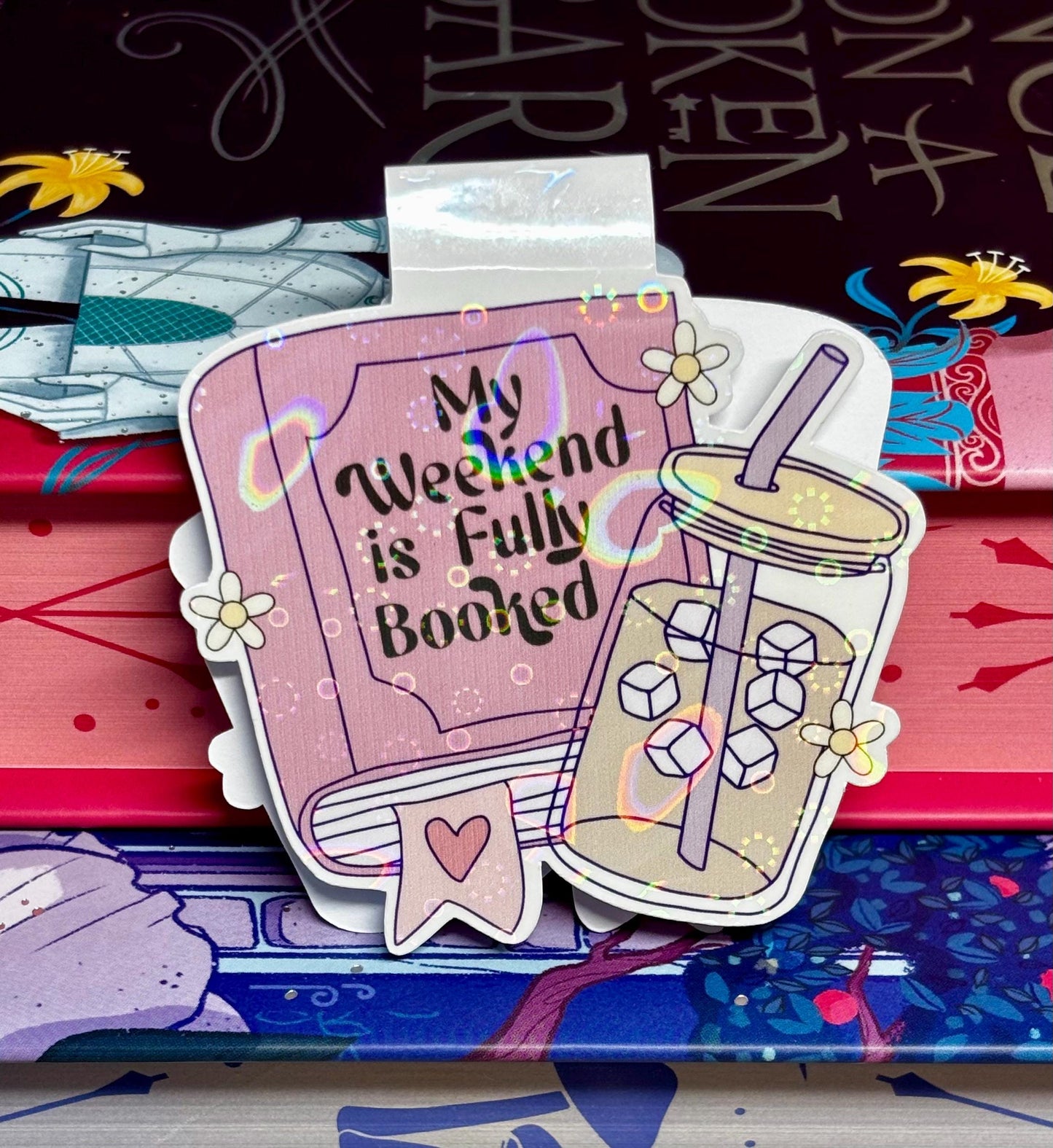 My Weekend Is Fully Booked Magnetic Bookmark