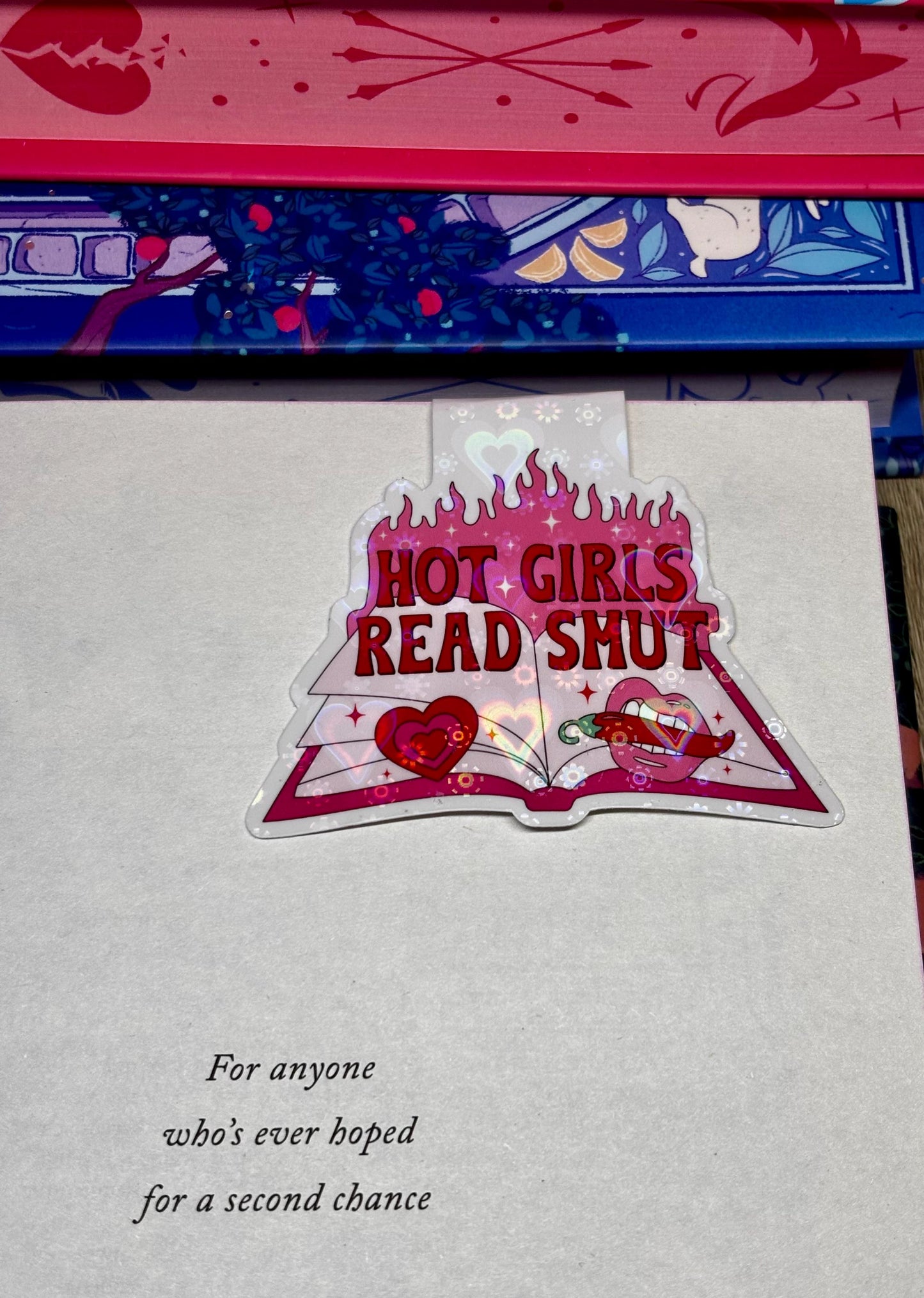 Hot Girls Read Smut Magnetic Bookmark