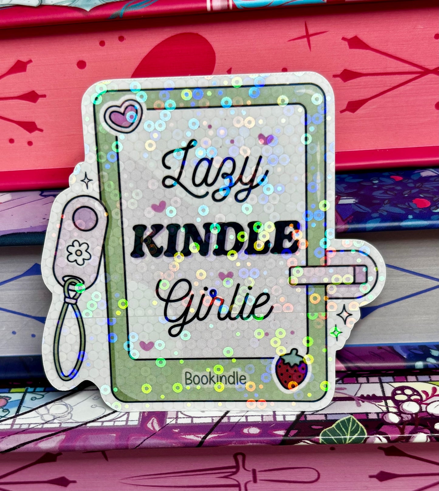 Lazy Kindle Girlie Sticker