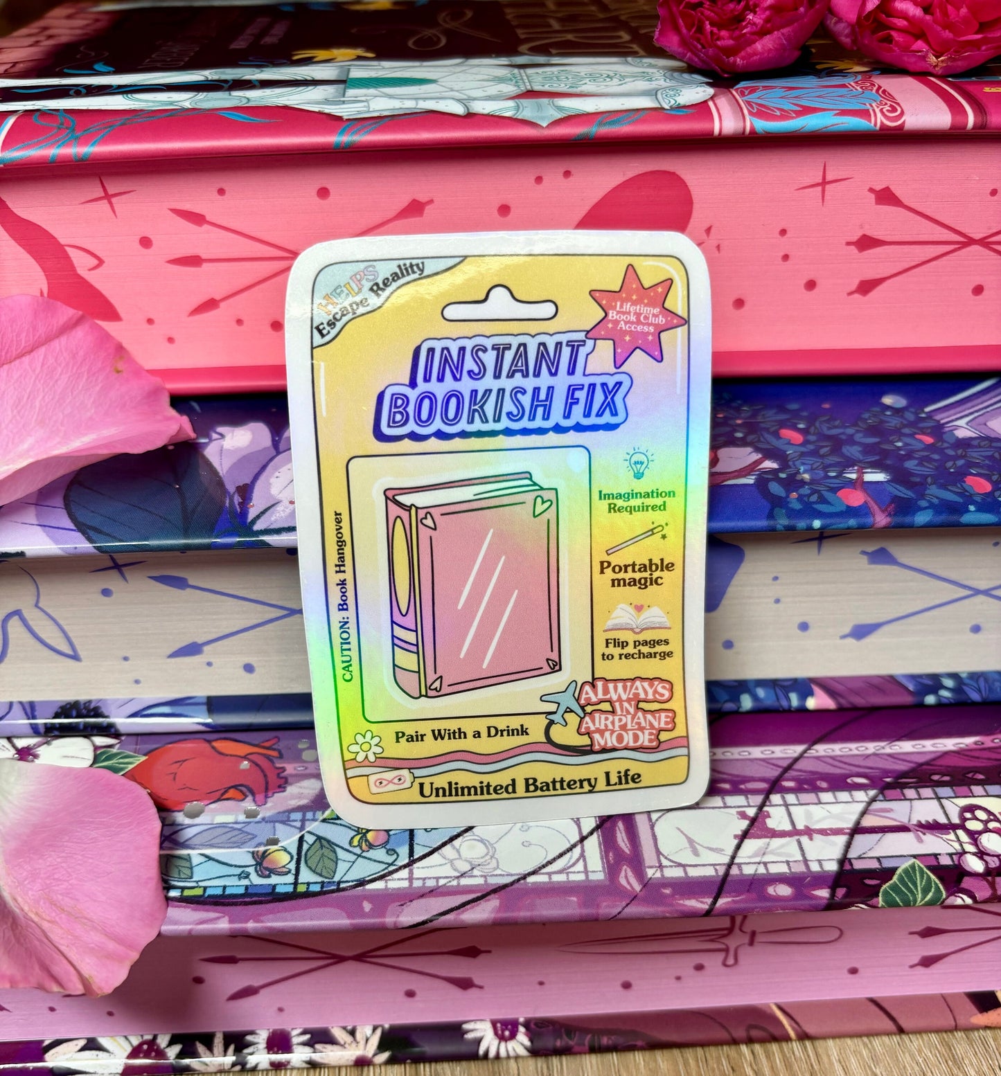 Instant Bookish Fix Sticker