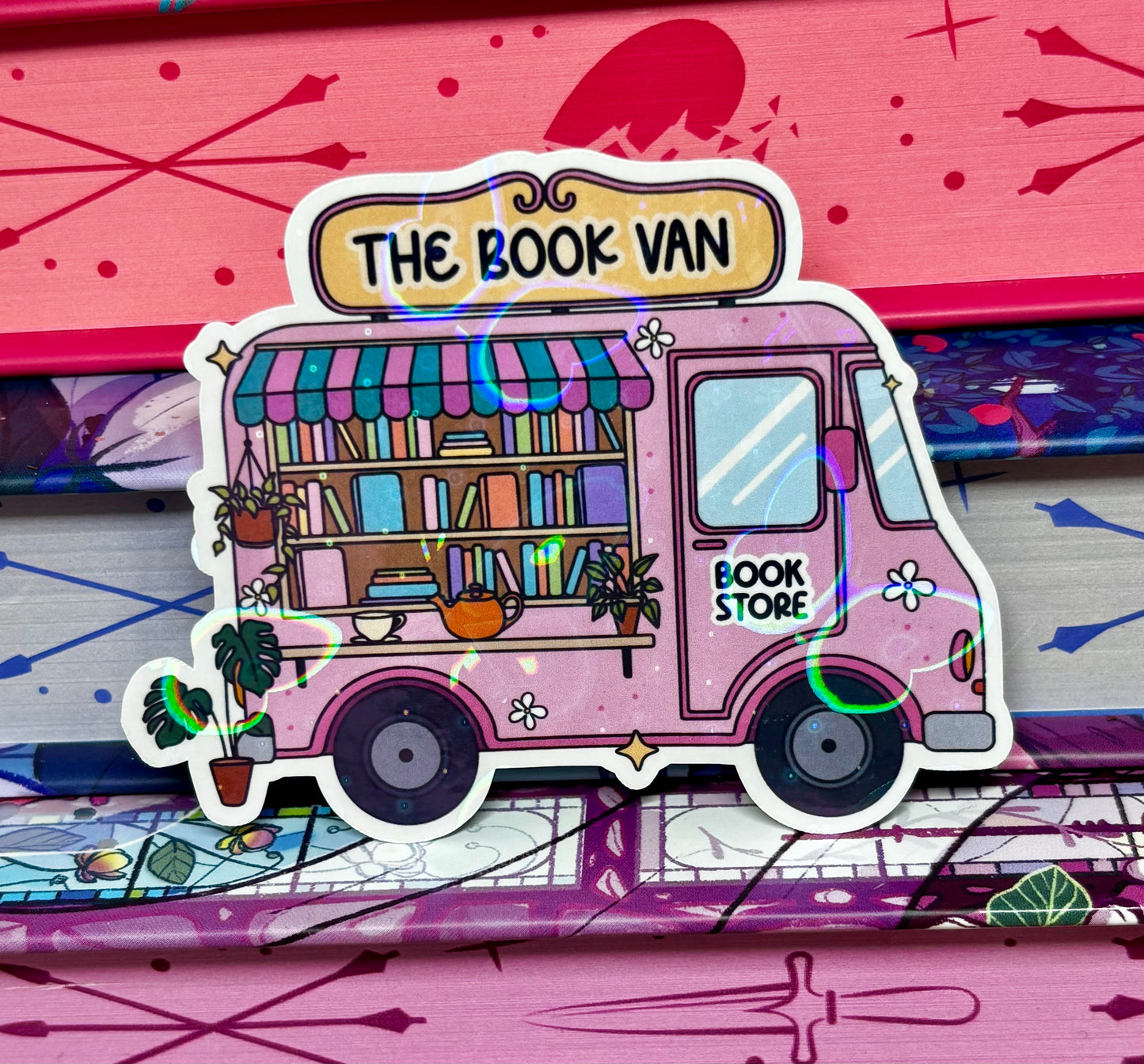 The Book Van Bookstore Sticker