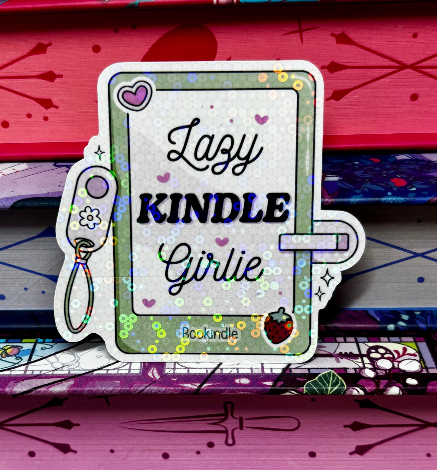 Lazy Kindle Girlie Sticker
