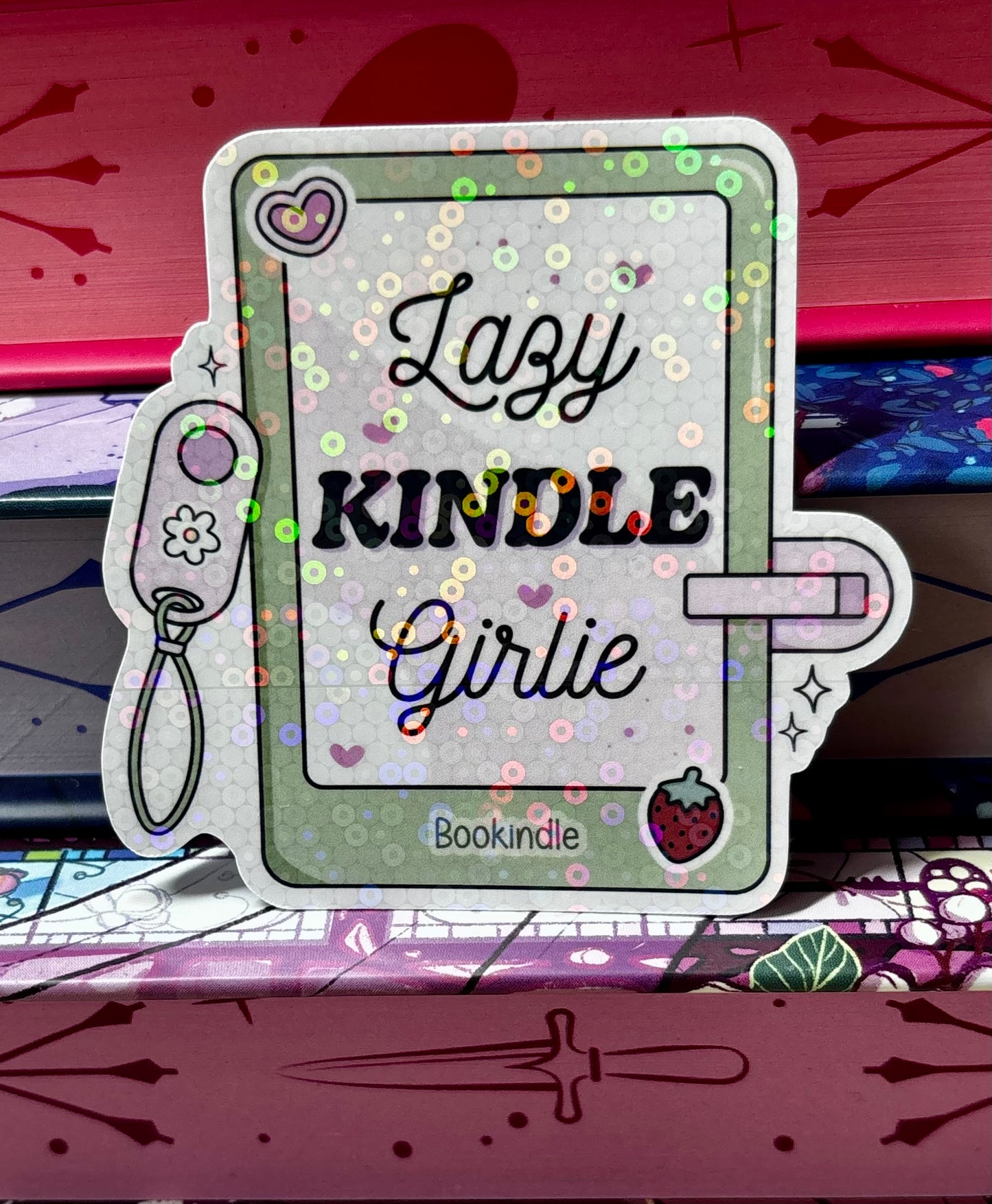 Lazy Kindle Girlie Sticker