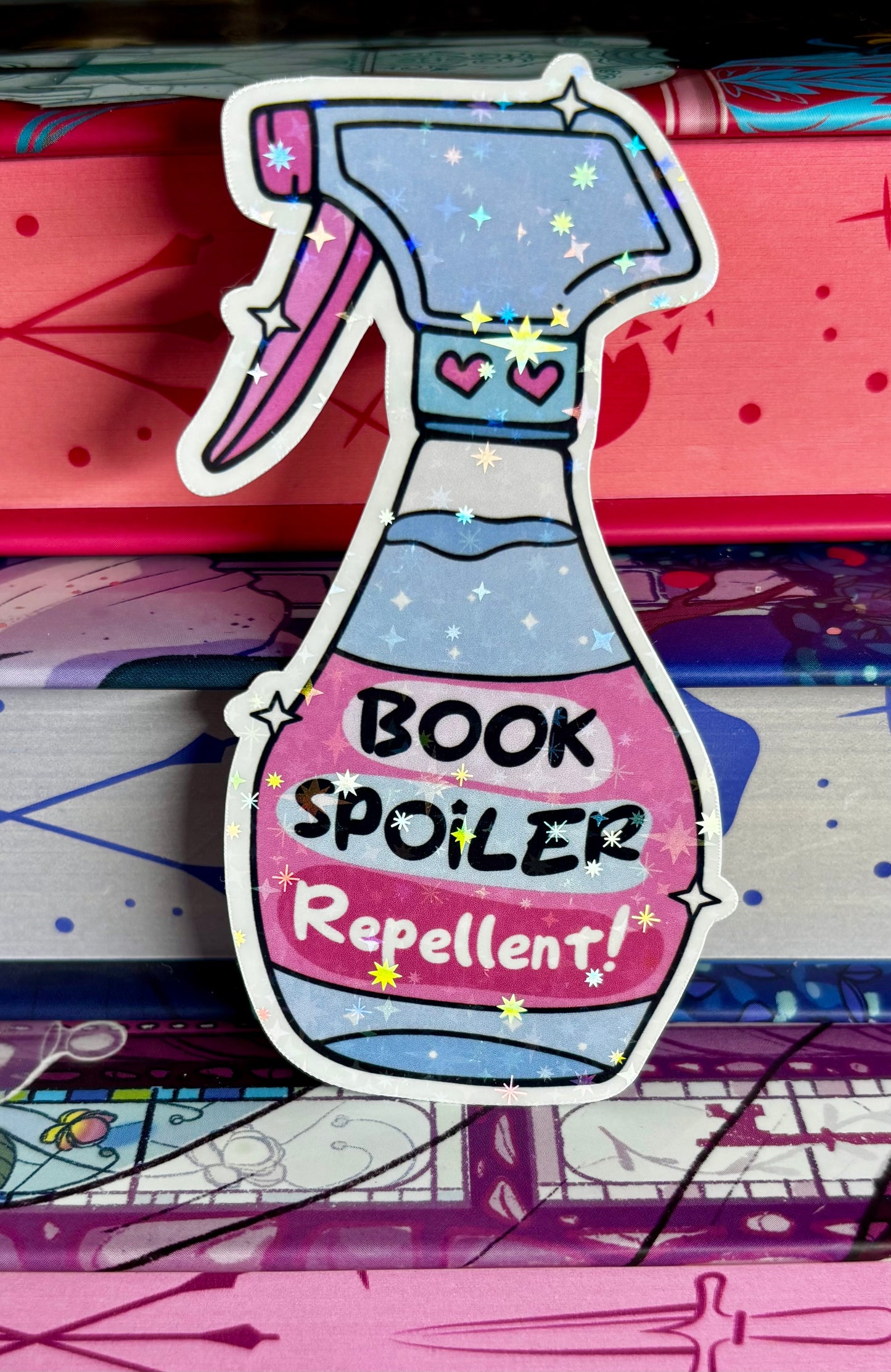Book Spoiler Repellent Sticker