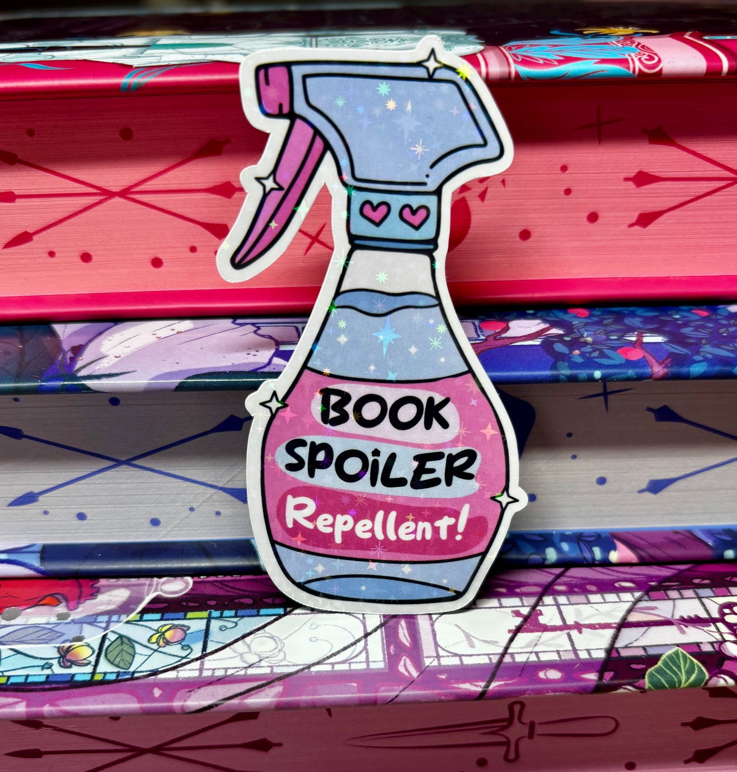 Book Spoiler Repellent Sticker