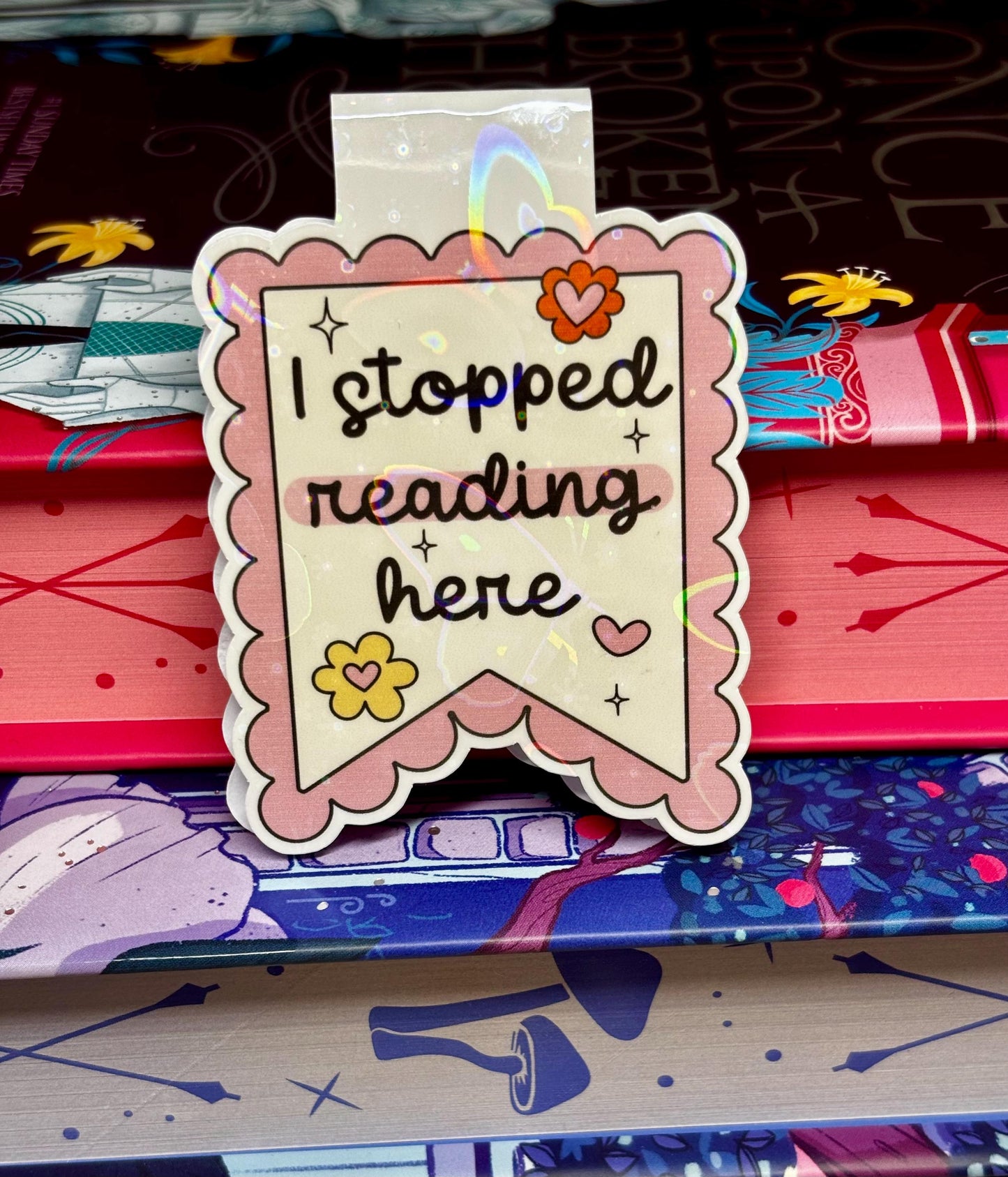 I Stopped Reading Here Magnetic Bookmark
