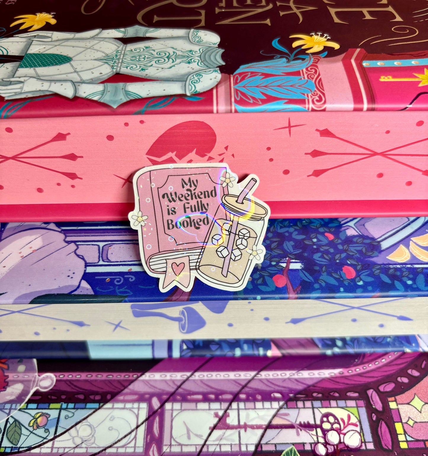 Mini My Weekend Is Fully Booked Sticker